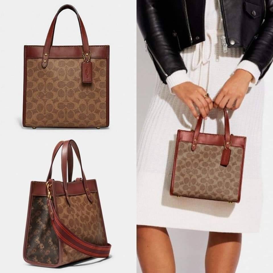 COACH FIELD TOTE 22 WITH HORSE AND CARRIAGE PRINT (C3866)ðāļāļĢāļ°āđāļāđāļēāļāļ·āļ āļāļĢāļ°āđāļāđāļēāļŠāļ°āļāļēāļĒ Unisex āļāļĢāļ TOTE āļŠāļļāļāļŪāļīāļ āļāļĩāđāļŪāļīāļāļāļąāļāļĄāļēāļāļāļąāđāļāļāļēāļĒāđāļĨāļ°āļŦāļāļīāļ// āļ§āļąāļŠāļāļļāļŦāļāļąāļāđāļāļāļ§āļēāļŠāļāļļāļāļ āļēāļ āļāļŠāļĄāļŦāļāļąāļāđāļāđāļāļĒāđāļēāļāļāļĩ āļāļĒāļđāđāļāļĢāļ āļŠāļļāļāļŠāļ§āļĒ āđāļāļāđāļāđāļāļāđāļ§āļĒāļĨāļēāļĒ C Signature āļāļĩāđāđāļāđāļāđāļāļāļĨāļąāļāļĐāļāđ// āļāđāļēāļāđāļāđāļĨāđāļāļāļ§