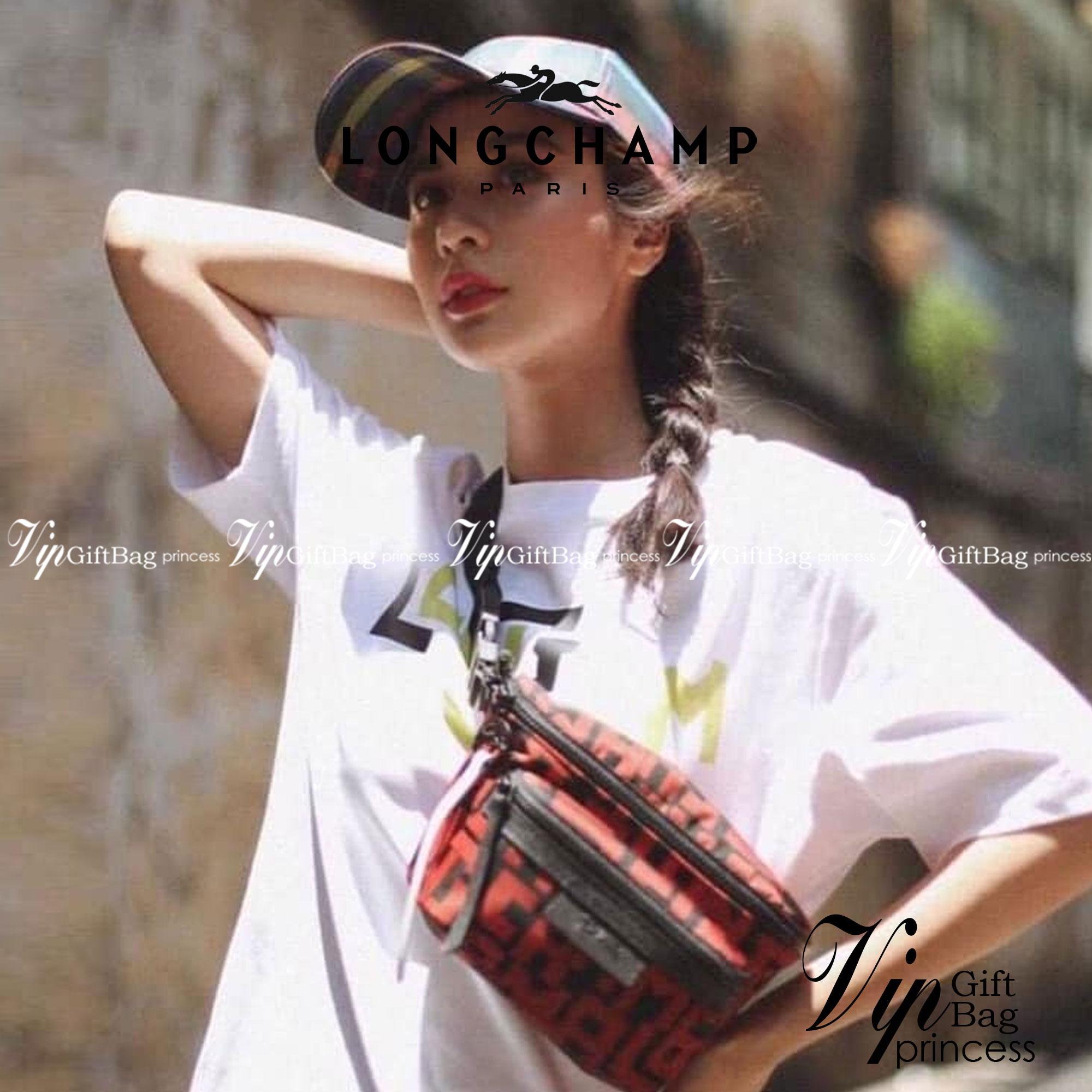 LONGCHAMP LE PLIAGE LGP BELT BAG M เท่ห์อย่างมีสไตล์กระเป๋าทรงคาดอกและคาดเอวดีไซน์แนวสปอร์ต เพิ่มความโดดเด่นทันสมัยด้วยลายซิกเนเจอร์ มีช่องซิปที่ใช้งานง่ายช่วยให้คุณหยิบใช้สิ่งของจำเป็นได้อย่างสะดวกและง่ายดาย และผสานสายรัดแบบปรับได้เข้ากับหัวเข็มขัดตัวล็อ