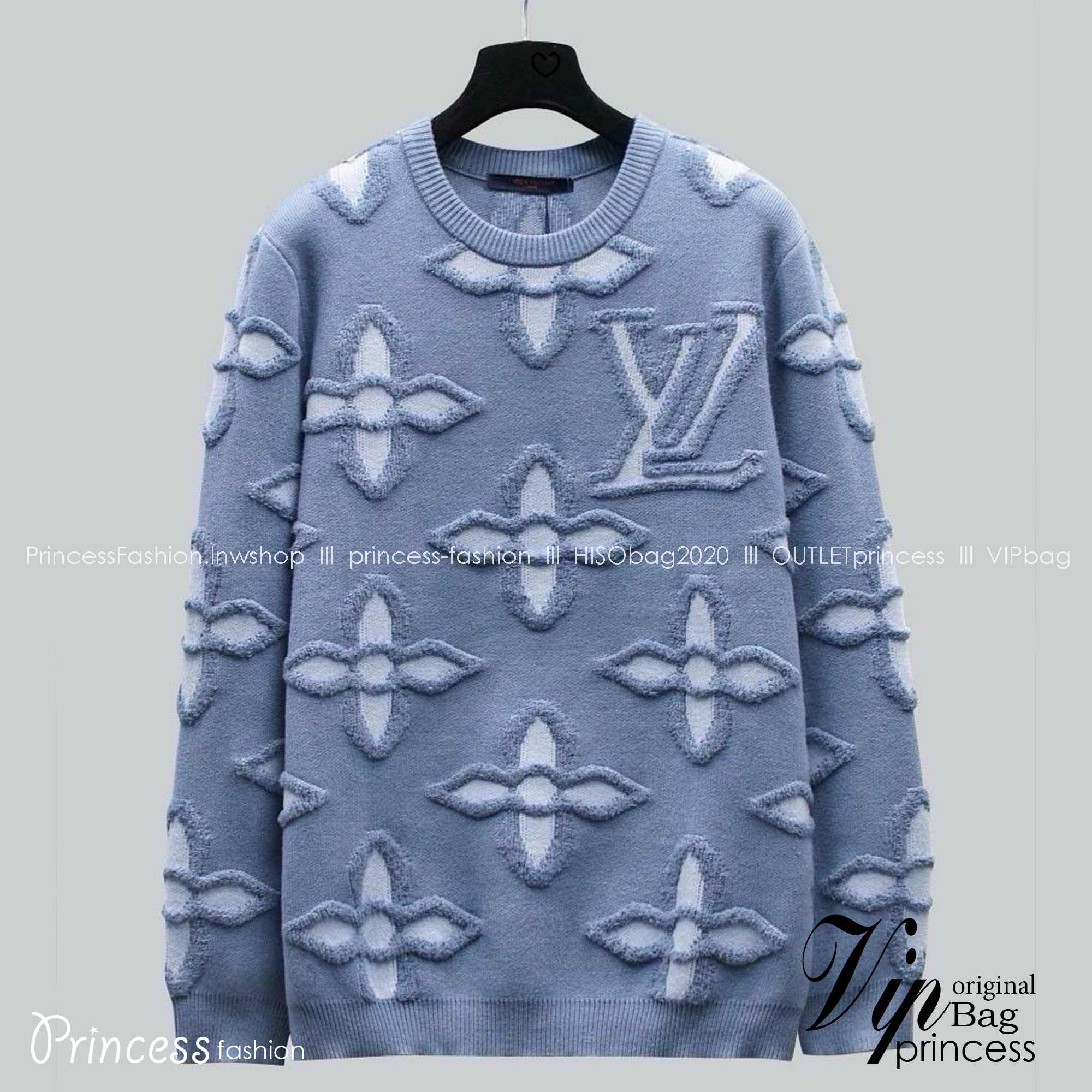 TOP ORI | LV SWEATER เสื้อสเวตเตอร์งานแบรนด์ เนื้อผ้าอย่างดีงานนำเข้าจากโรงงานเทียบแบรนด์ เกรดท็อปออริจินอล เกรดดีสุด เทียบแท้ พร้อมป้ายแท็ก