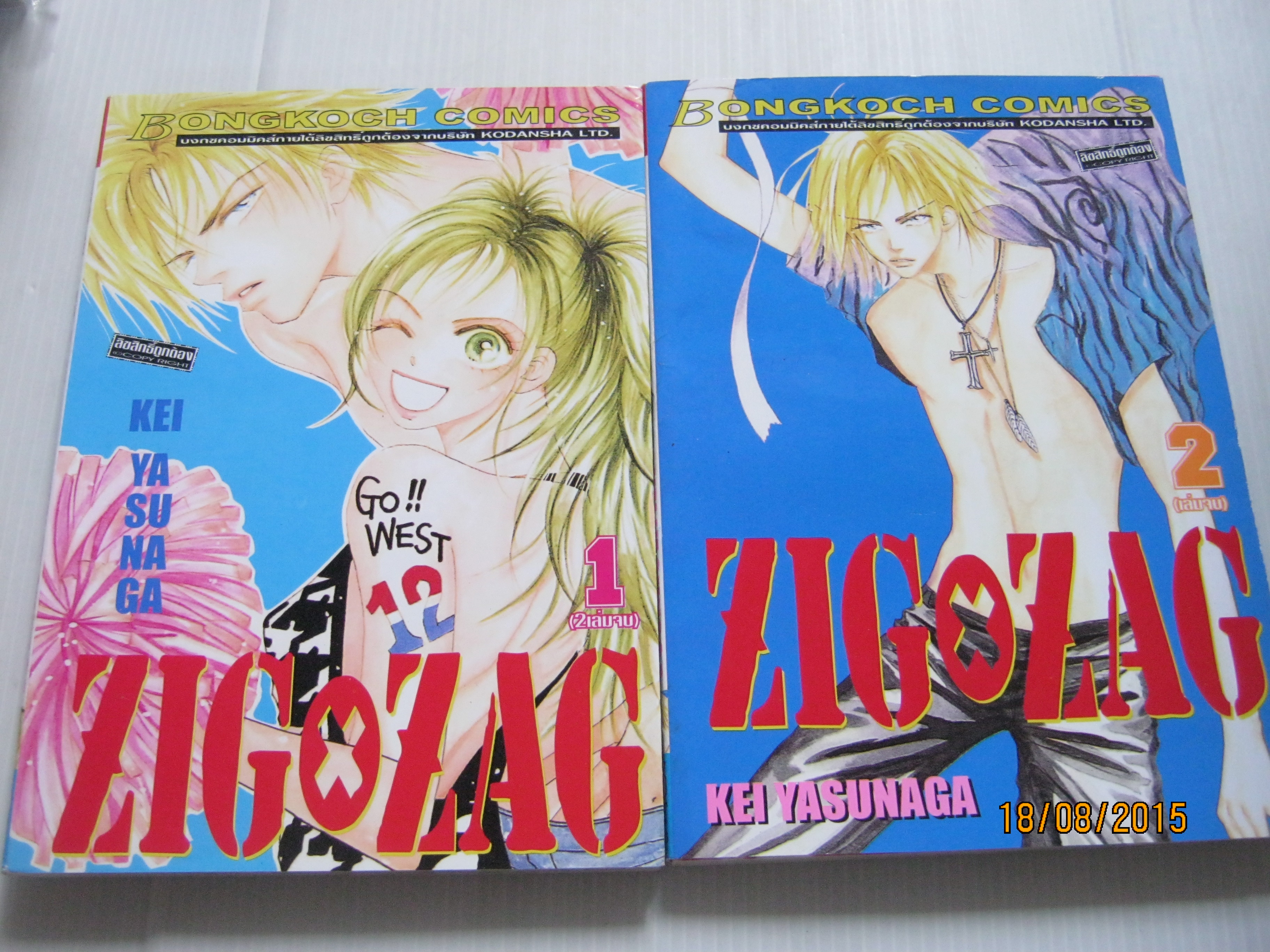 ZIG x ZAG ครบชุด 2 เล่มจบ Kei Yasunaga เขียน***สินค้าหมด***
