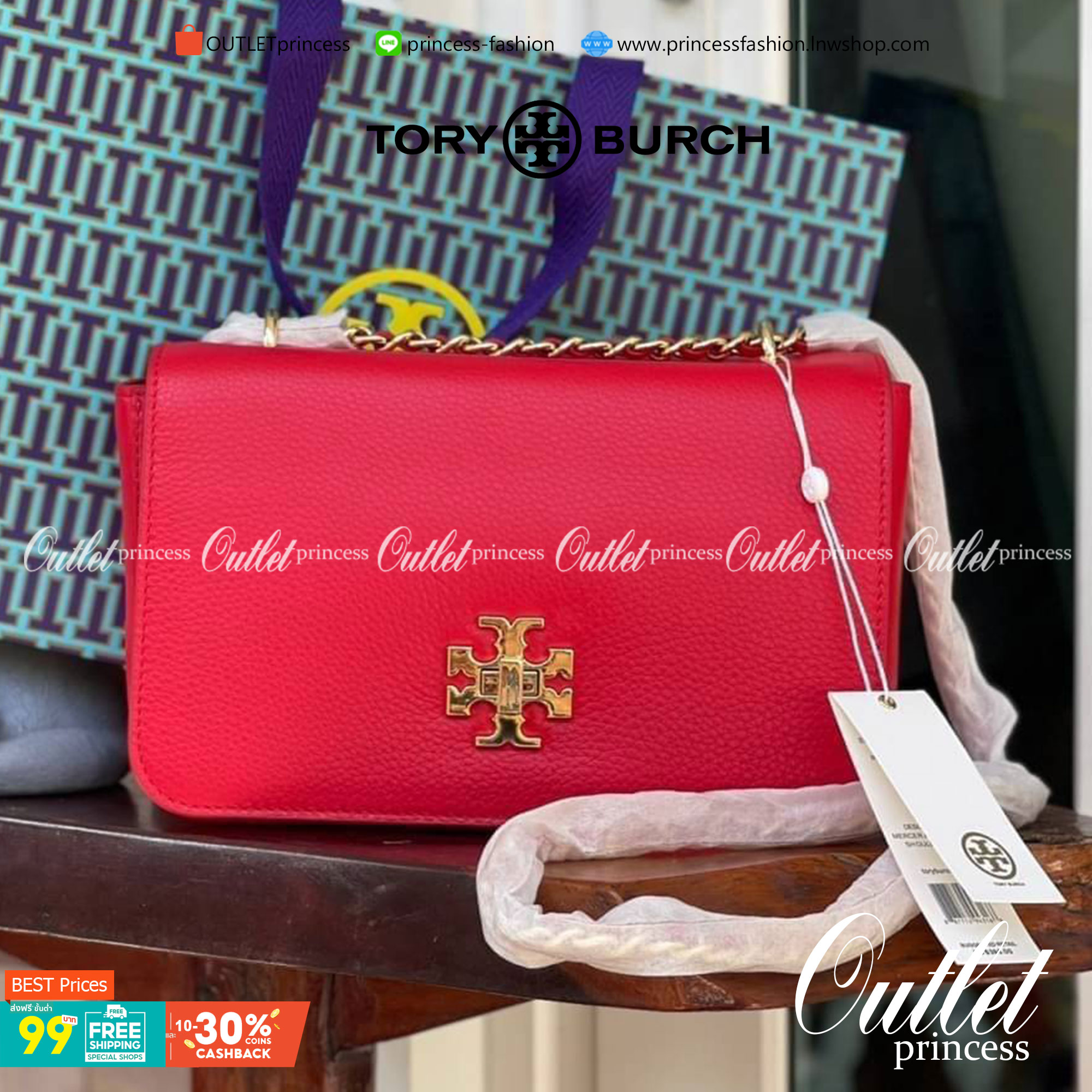 Tory burch description mercer adjustbale shoulder bag เป็น Collection รุ่นท็อปที่สาว ๆ หลายคนถูกใจ ด้วยทรงกระเป๋าคลาสสิกสุดเก๋ ใช้งานแบบไหนก็ดูดี ในลุคช์สาวหวานแบบสะพายสายคู่ หรือ ต้องการความคล่องตัวด้วยการสะพายแบบครอสบอดี้ มีดีไซน์ที่ Practical ต่อการใช้