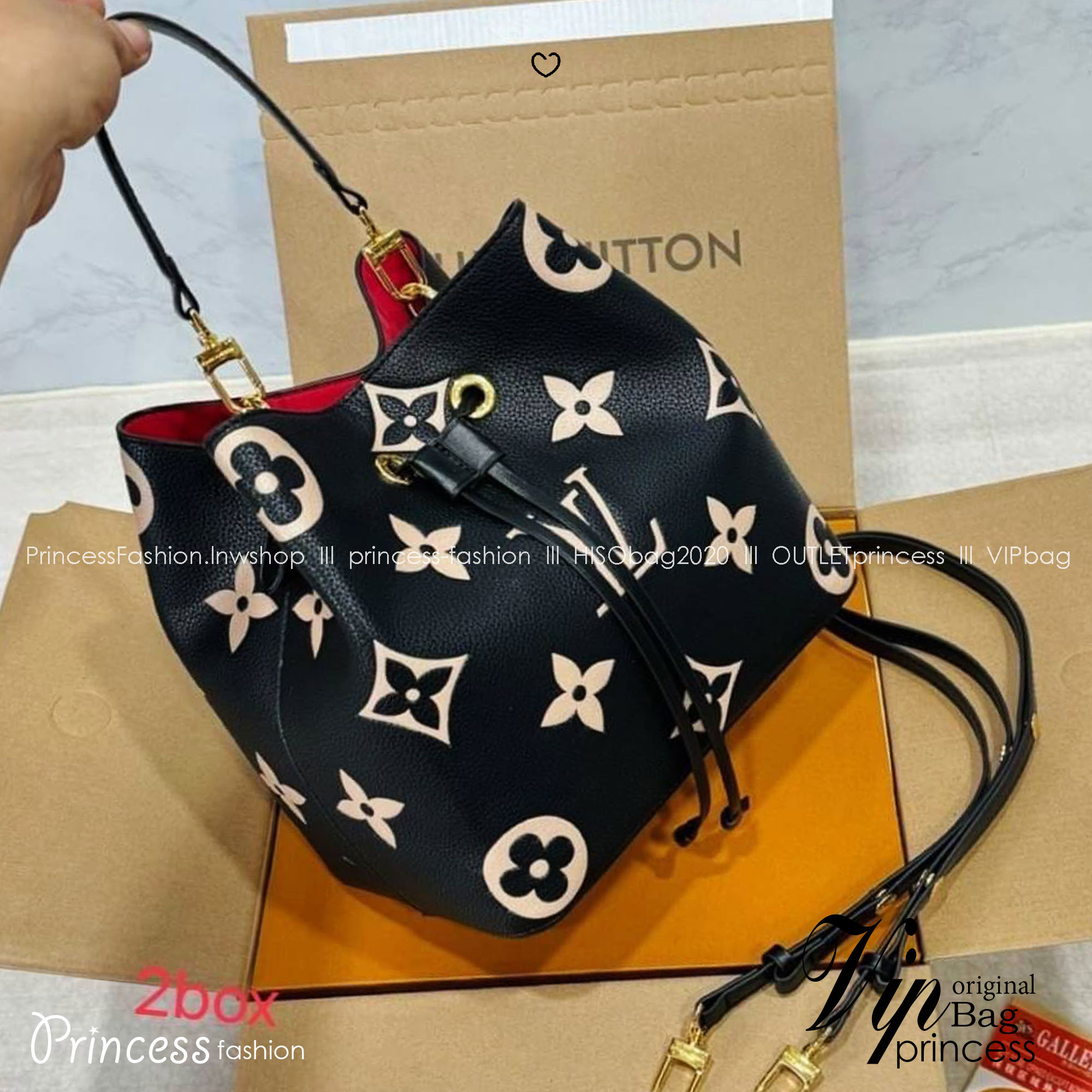 LV NeoNoe MM Monogram Flower กระเป๋าสะพายทรงบัคเก็ตเสน่ห์ชวนหลงใหล อีกหนึ่งรุ่นท็อปฮิต ที่ไม่มีไม่ได้จริงๆ