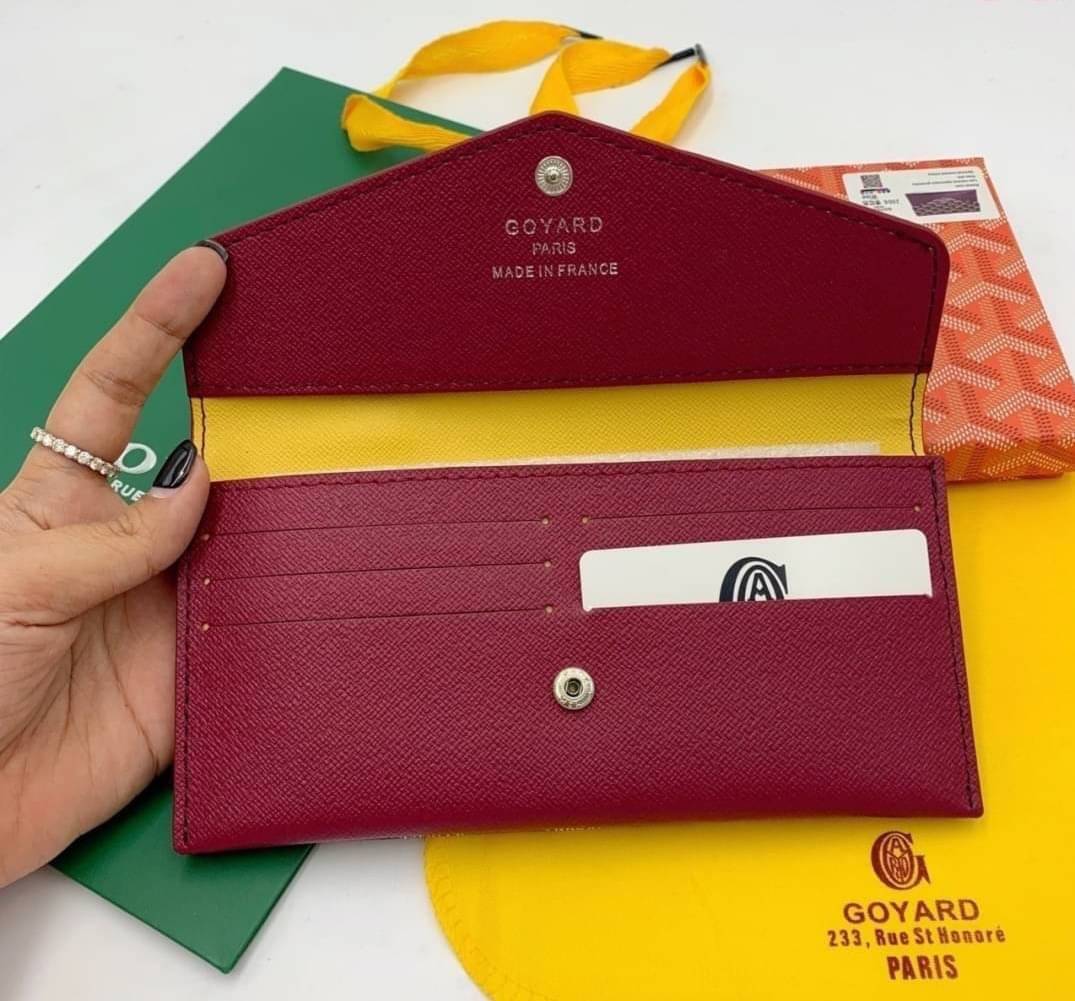 GOYARD Long Wallet Matignon GM กระเป๋าสตางค์ใบยาว พร้อมกล่อง งานสวยหรูน่าใช้ อีกรุ่นที่ยอดขายไม่เคยตก 🤑🤑 ใบจริงดูผู้ดี ดูแพง!!
