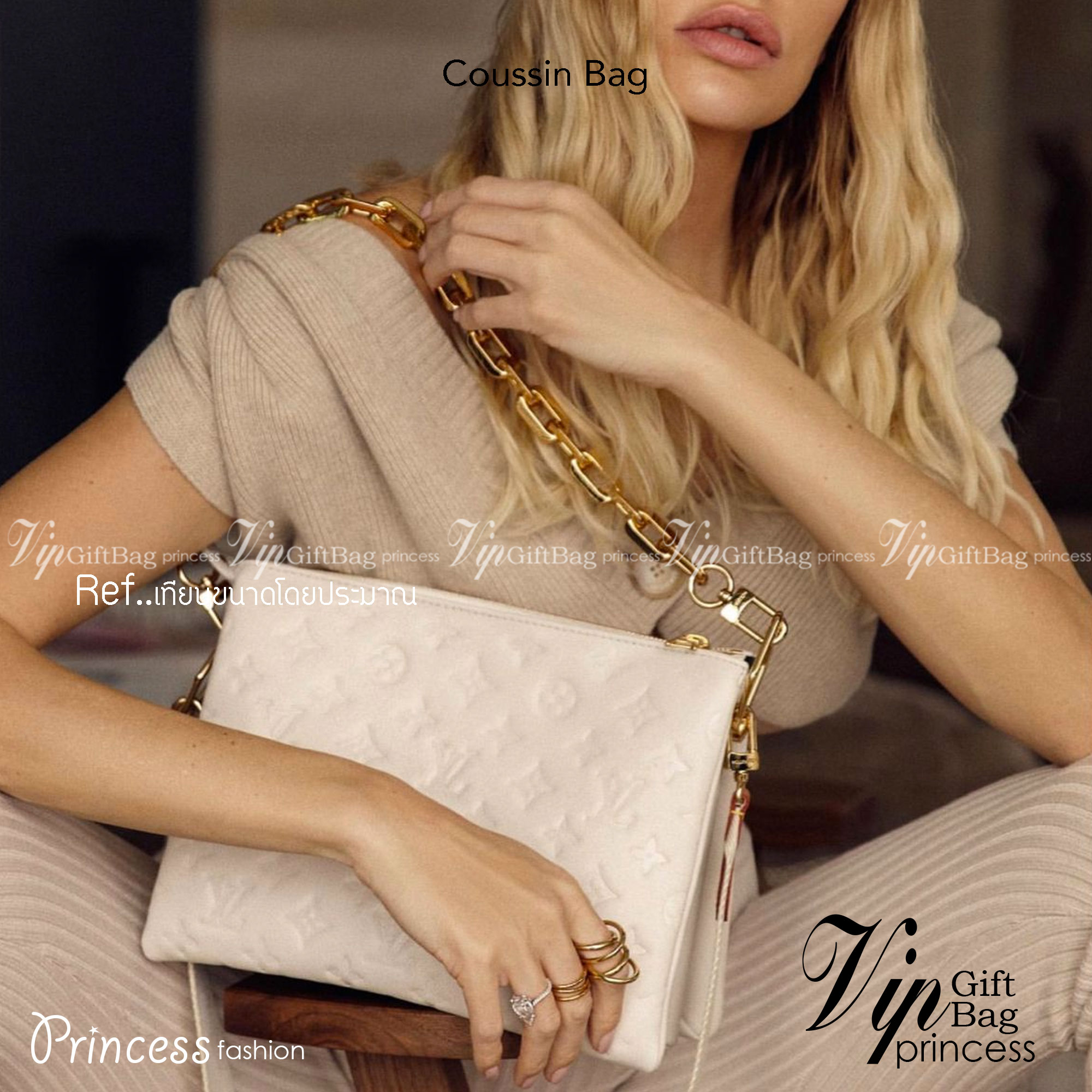 LV Coussin Bag / LV HANDLE POUCH MONOGRAM LIMITED EDITION กระเป๋าสะพายกึ่งคลัชท์ สุดล้ำ ดีไซน์ใหม่ สีลิมิเต็ดมาแรงมาก ด้วยความสวยปังตั้งแต่แรกเห็น วัสดุหนังแกะปั๊มลายสวย มาพร้อมสาย 2 เส้น เชิดๆสับๆ