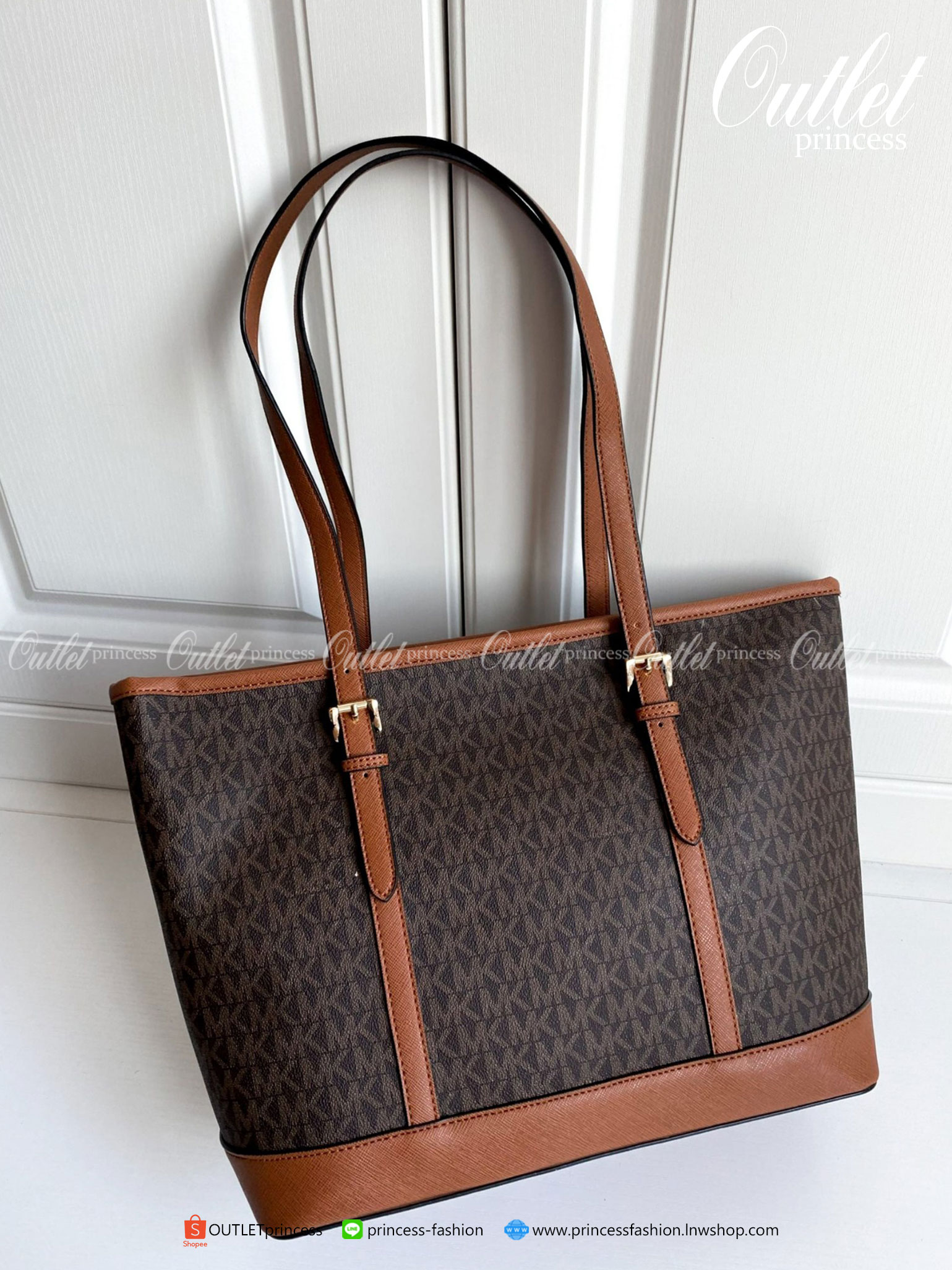 ของแท้ 100% MICHEAL KORS TOTE BAG ของแท้ กระเป๋าสะพายทรง SHOPPING BAG