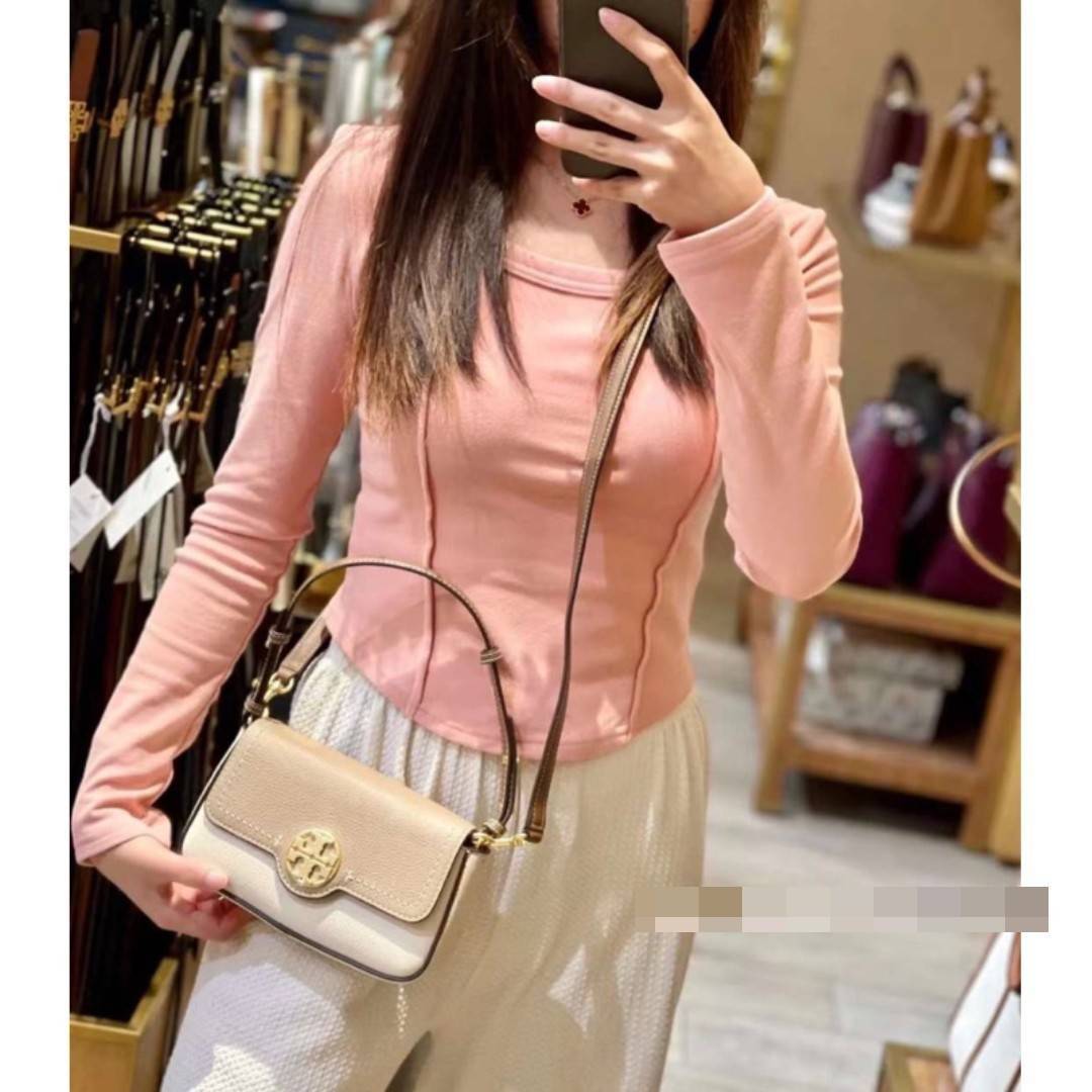 MINI พร้อมส่ง 2 สี TORY BURCH FELIX MINI CROSSBODY BAG กระเป๋าสะพาย เกรดท็อปออริ เกรดดีสุด สลับแท้ 1:1