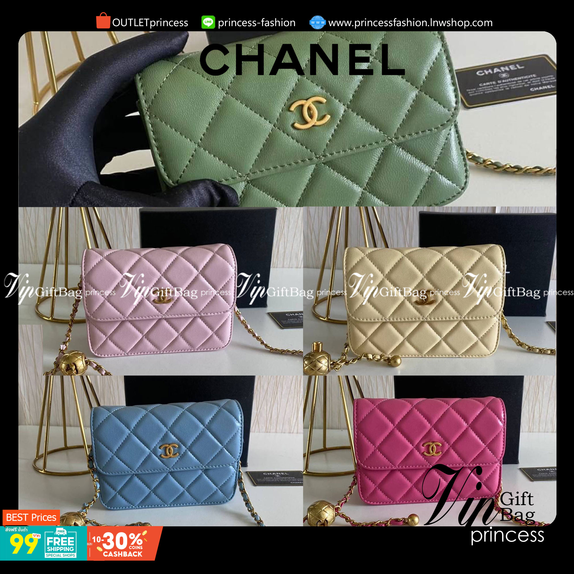 VIP GIFT 】หนังแกะแท้ CHANEL lambskin small shoulder bag with chain เรียบหรู ดูดี ดีไซน์สุดคลาสสิค ใช้ออกงานได้เลย มีสายโซ่อะไหล่ทองรมควันอย่างลงตัว ไอเท็มแนะนำพร้อมส่งที่ไทยราคาสุดคุ้มห้ามพลาดค่ะ!