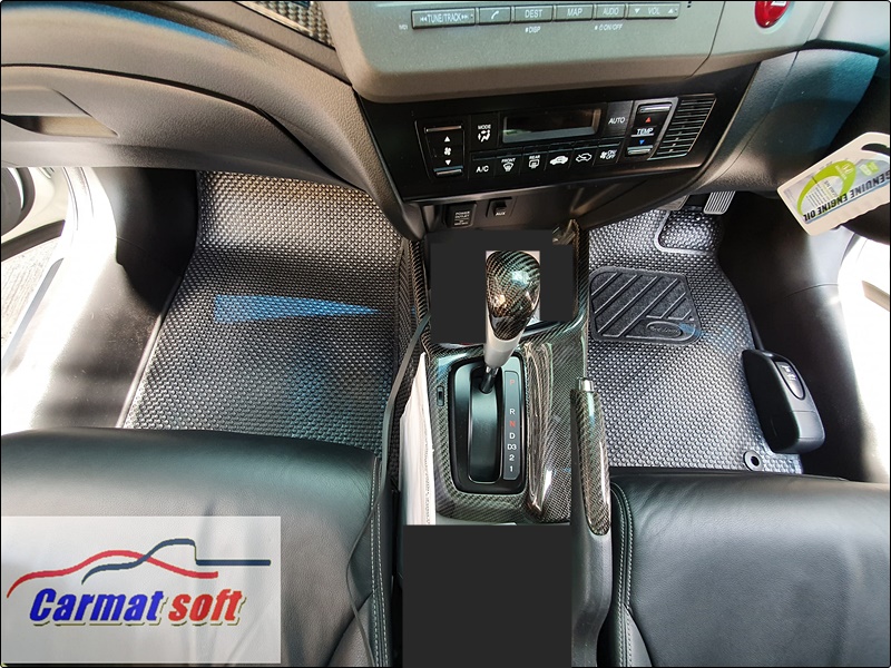 พรมกระดุมเม็ดเล็กรีดขอบCIVIC FB ปี2012-15 สีดำ เข้ารูป