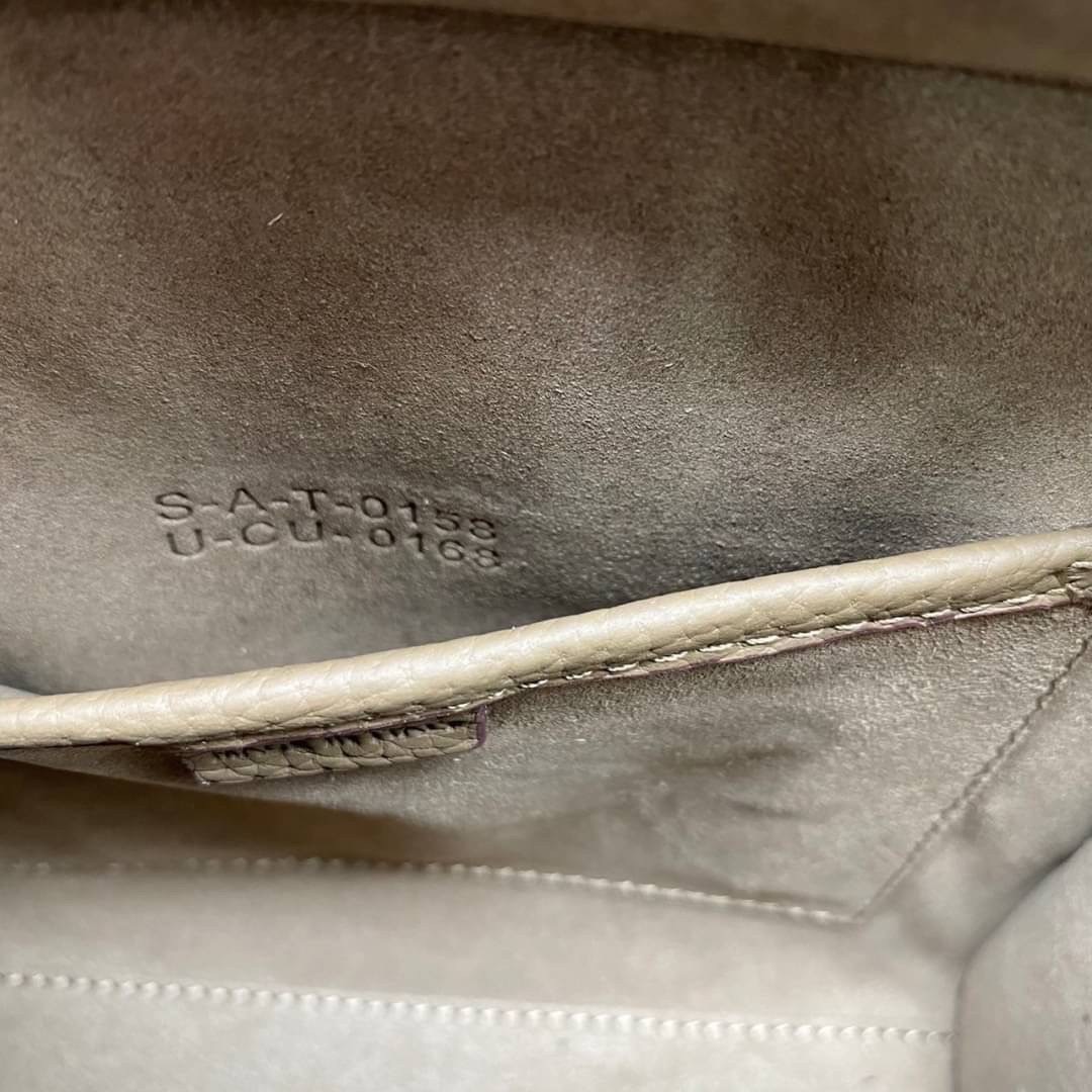 ORI หนังแท้ | Celine Luggage Tote Nano Bag20cm กระเป๋าสะพายทรงโท้ท ดีไซน์เป็นเอกลักษณ์ เรียบหรูดูแพง