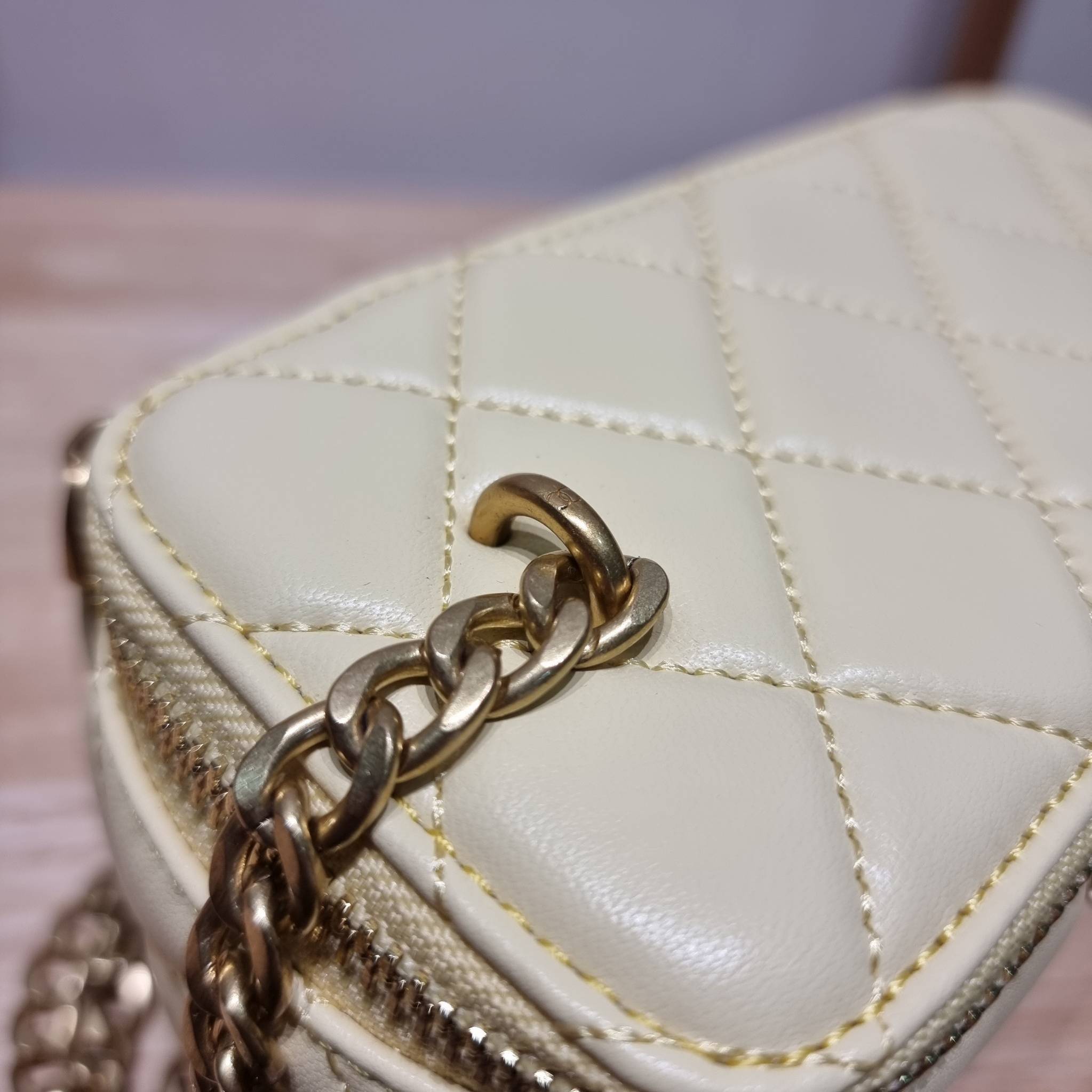 Chanel camellia vanity case bag พลาดไม่ได้เลยกับคอลสุดแซ่บ ดีไซน์ใหม่ 2023 นอกจากความคลาสสิคของรูปทรง ตัวอะไหล่ก็ยังปรับเพิ่มดีเทลความหรู