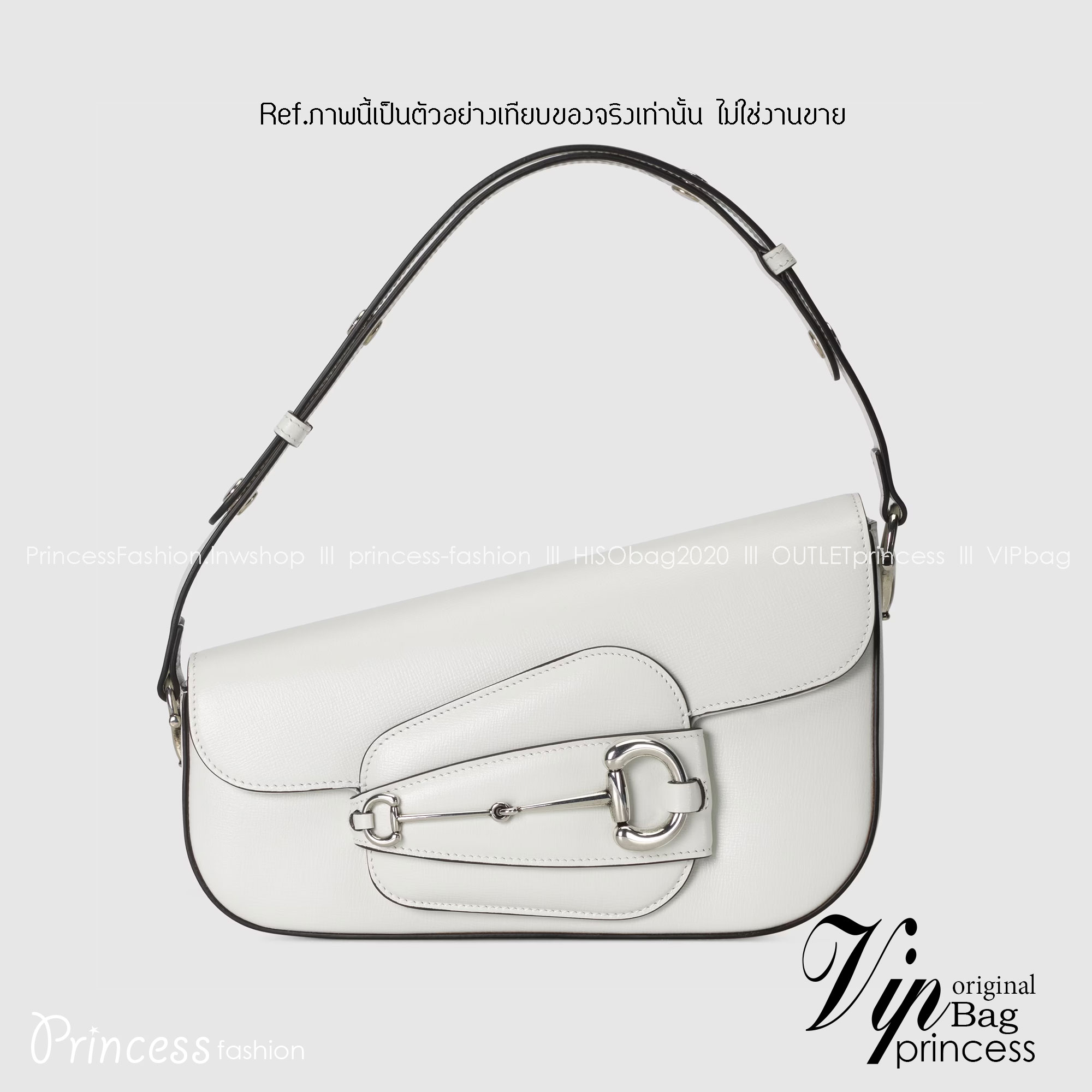 GUCCI GUCCI HORSEBIT 1955 SMALL SHOULDER BAG กระเป๋าสะพายถือหรือสะพายไหล่ แคนวาสสวยอย่างดี เกรดท็อปออริจินอล 1:1 เกรดดีสุด สลับแท้