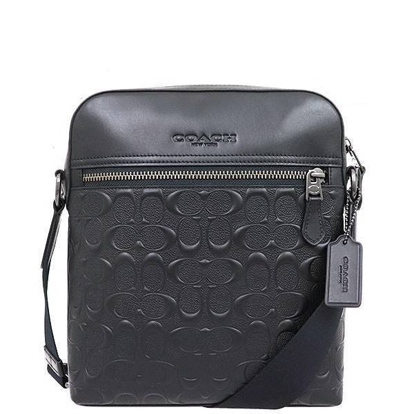 COACH HOUSTON FLIGHT BAG IN SIGNATURE LEATHER (COACH F73338) กระเป๋าสะพาย ลวดลาย C นูน SIGNATURE ที่ดูโดดเด่นมาก// วัสดุหนังแท้ทั้งใบ อยู่ทรงสวย// ด้านในโล่งกว้าง จุของได้เยอะ ด้านหน้ามีอีกช่องซิบไว้เก็บของสำคัญได้อย่างเป็นสัดส่วน ลงตัว เปิด-ปิด ด้วยซิบ/ 