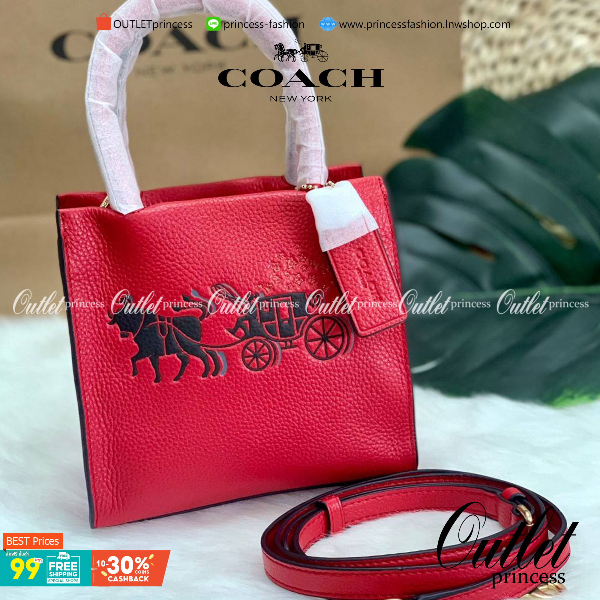 COACH MINI CALLY CROSSBODY IN SIGNATURE ((3599, 2184, 5693, 2134, 2183)) พร้อมส่งที่ไทยทันที! กระเป๋าสะพายครอสบอดี้ร์ กระเป๋าครอสบอดี้โท้ทมินิไซส์ รุ่นใหม่สุดฮอต!! ใบจริงคือน่ารักม้ากกกก!! สวยอยู่ทรง น่ารักน่าใช้ ทรงTote ปากกระเป๋าเปิดปิดแบบแม่เหล็ก ภายใน