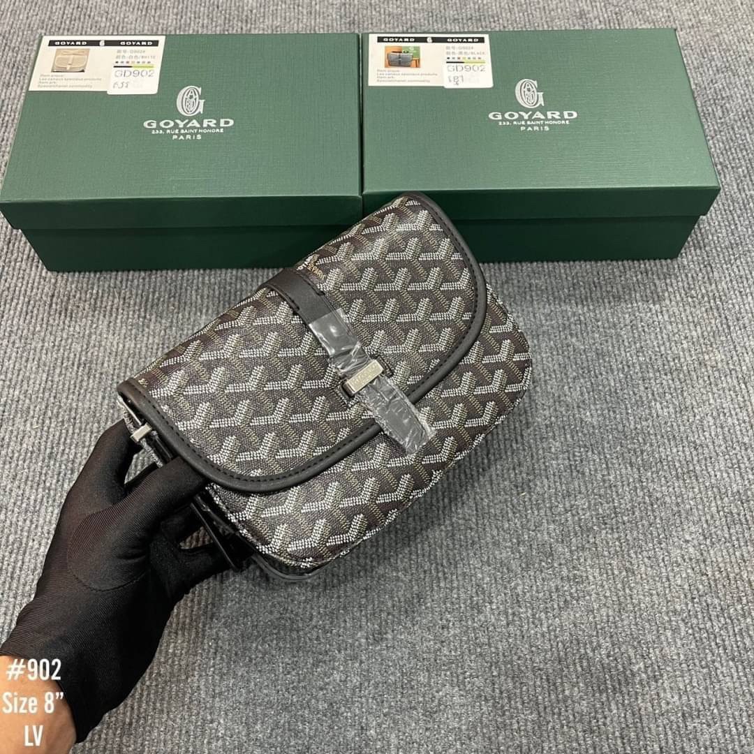 GOYARD belvedere MINI / GOYARD Messenger Bag 8" แบรนด์ดังจากฝรั่งเศส เรัยบหรูแต่ดูสง่า สะดุดตาด้วยลายเฉพาะตัว