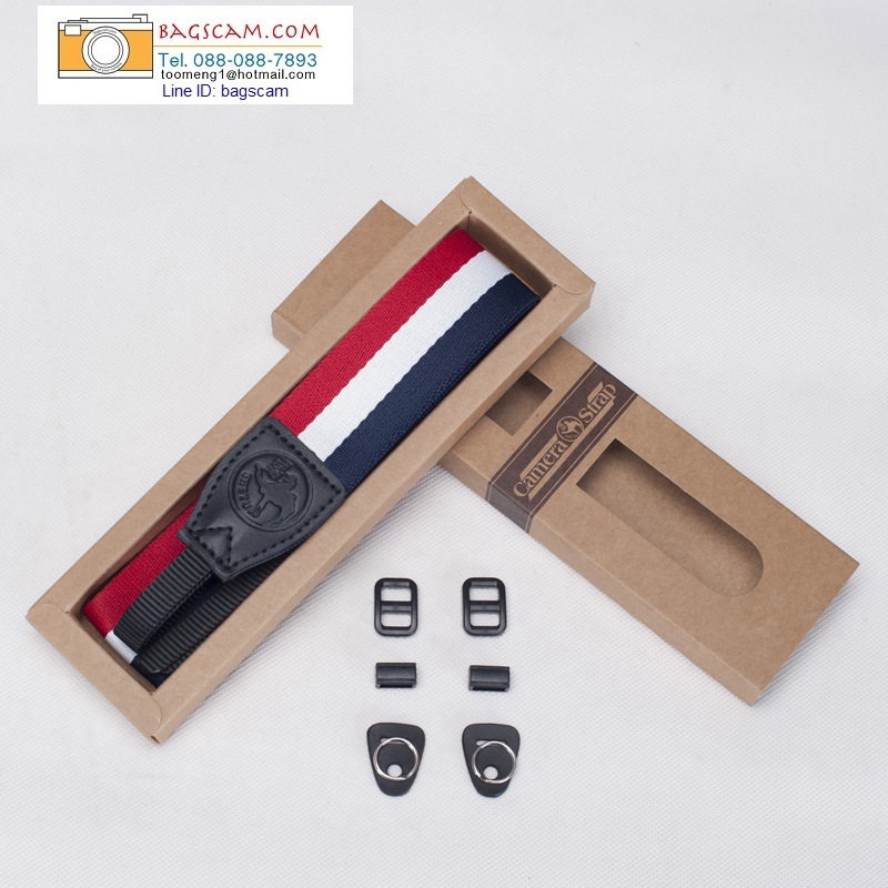 สายคล้องกล้อง ลายธงชาติ camera strap