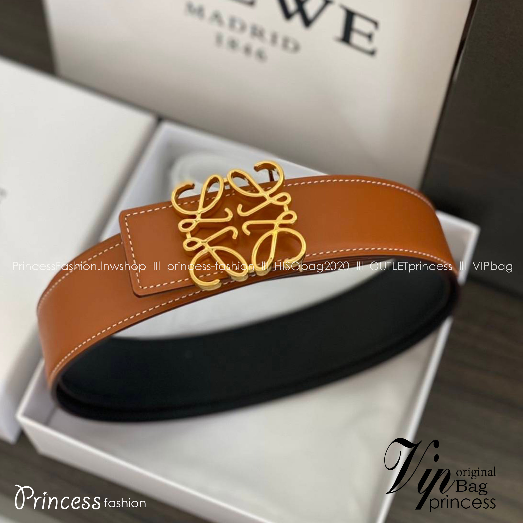 Loewe Belt / Loewe Anagram Leather Belt เข็มขัดโลเอเว่หนังแท้ สุดคลาสสิค วินเทจ เรียบง่าย ผู้ดี เป็นซิกเนเจอร์ ใช้งานเป็น everyday use ได้เลย วัสดุหนังแท้