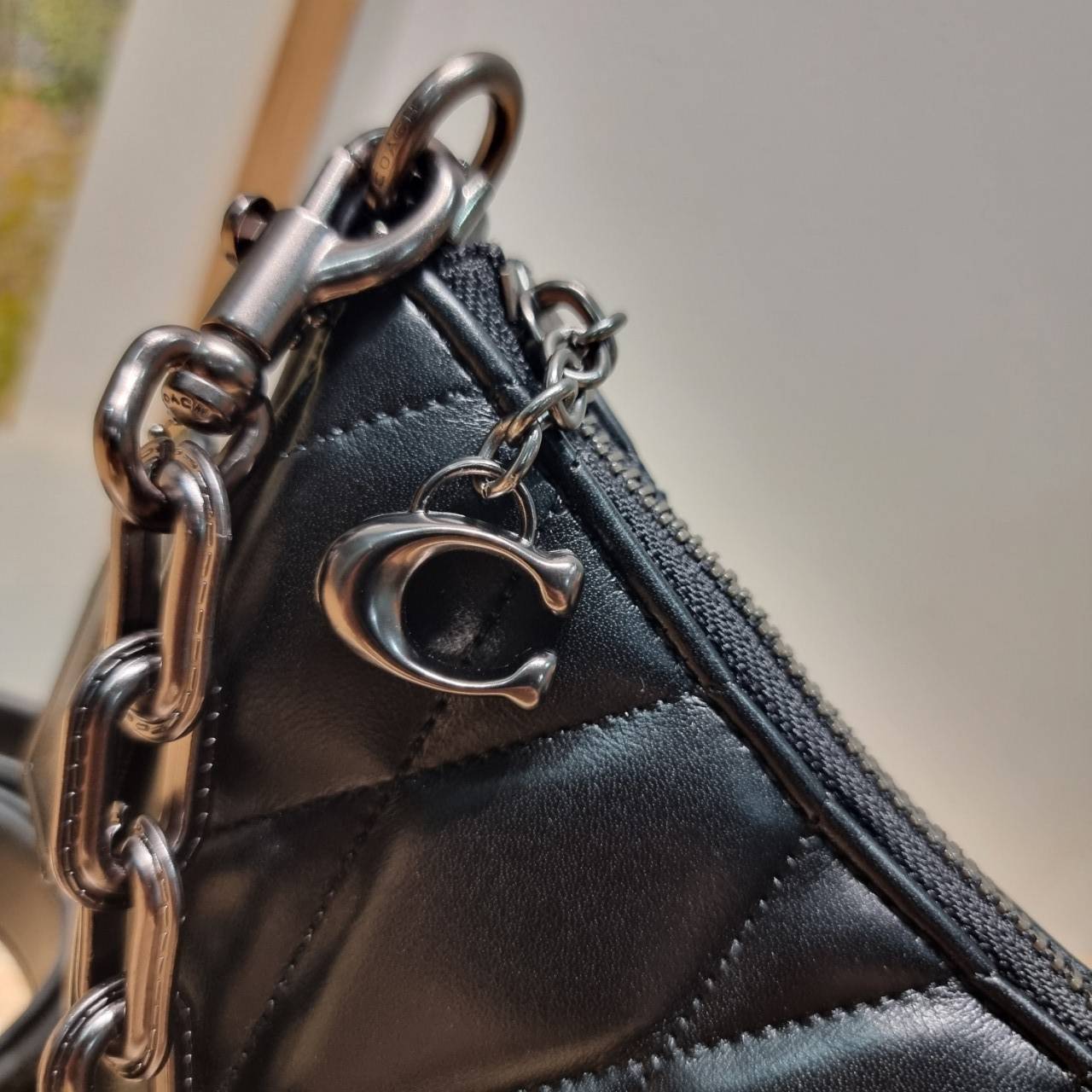 พร้อมส่ง 4 สี COACH CP148 MIRA SHOULDER BAG WITH PILLOW QUILTING กระเป๋าสะพายดีไซน์สวย 🧡 เกรดท็อปออริจินอล 1:1 สลับแท้ เกรดดีสุด ใช้งานต่างประเทศได้