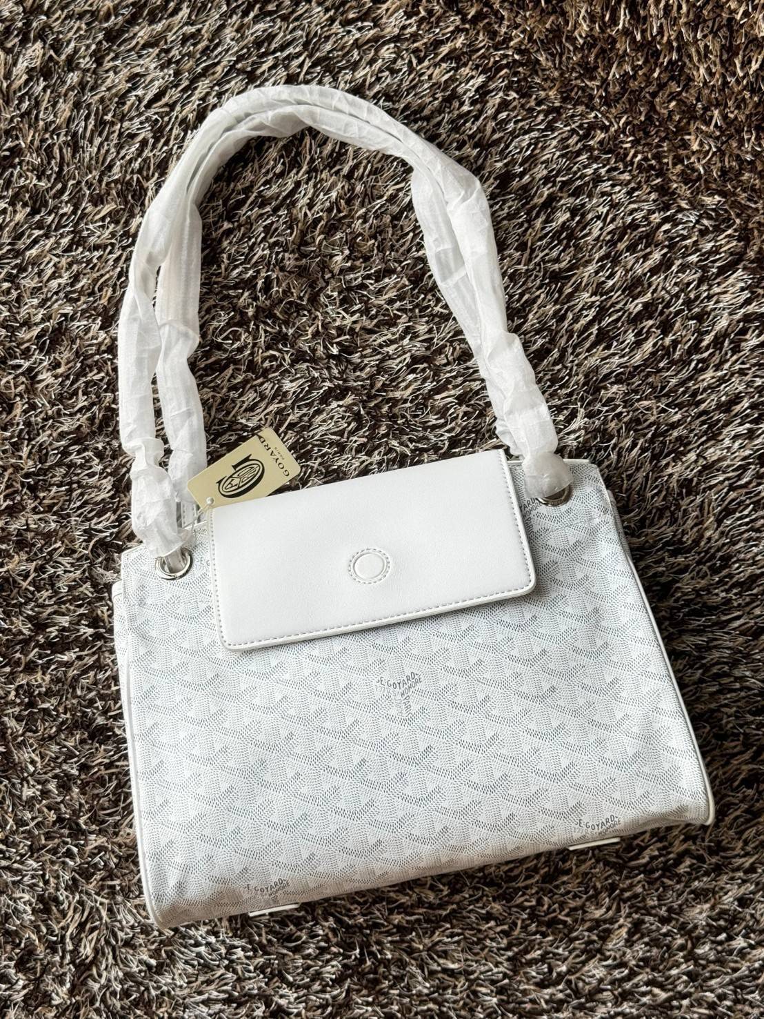 พร้อมส่ง 8 สี GOYARD Rouette Souple Bag 30cm กระเป๋าสะพายแบรนด์หรูสัญชาติฝรั่งเศส 🧡 เกรดออริจินอล 1:1 สลับแท้ ใช้งานต่างประเทศได้