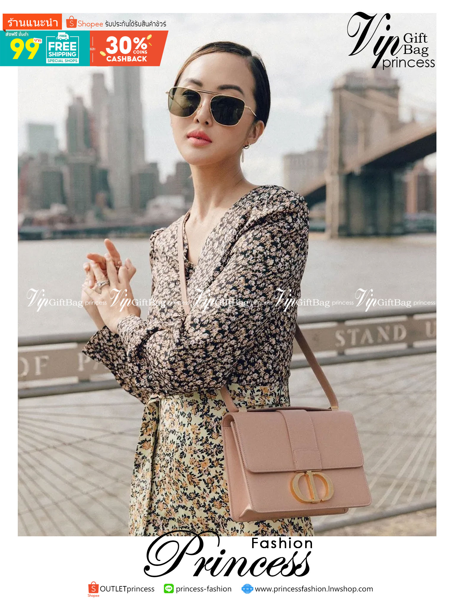 Dior 30 Montaigne Bag in Grained 9" รุ่นหนังลายเกรน กระเป๋าสะพายดิออร์ เอกลักษณ์ของความหรู น้ำหนักเบา ไอเท็มหายาก!! Best seller!! ยกให้น้องเลย!! ดีไซน์เรียบหรูในความเป็นเอกลักษณ์ ใช้งานง่าย สะดวก ได้ทุกโอกาส แนะนำเป็น everyday bag ติดตัวไว้เลยจ้าสาวๆ