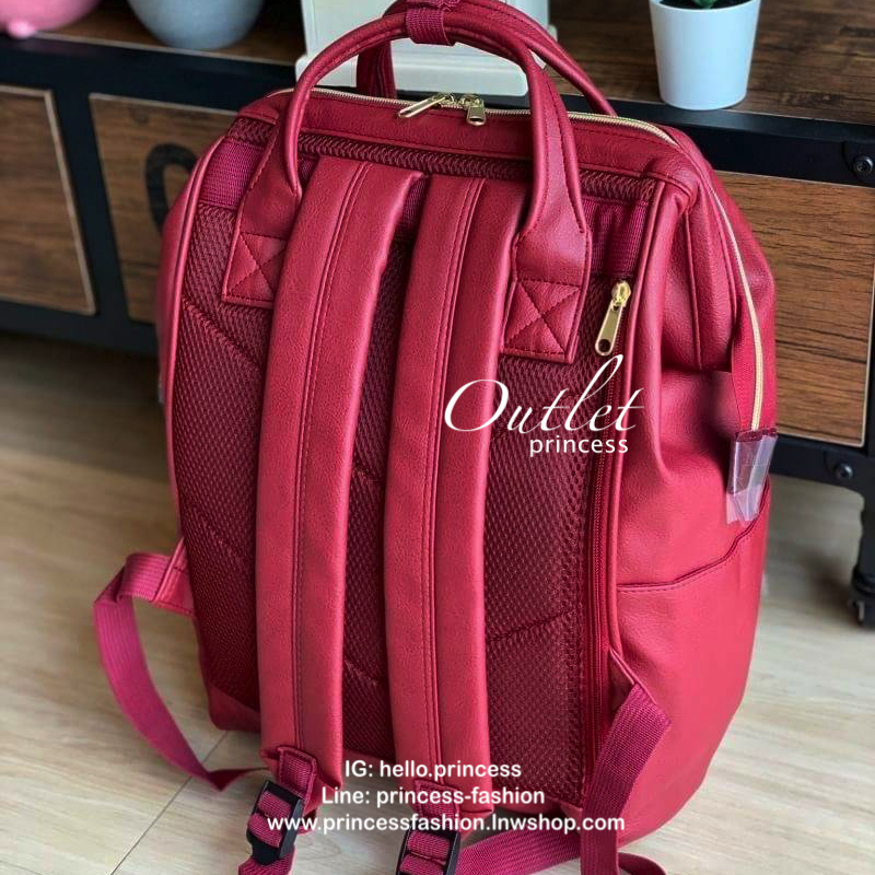 Anello polyurethane leather rucksack รุ่น Mini และ Classic กระเป๋าเป้จากแบรนด์เล็กๆมาสู่แบรนด์ดังทั้งในไทยและญี่ปุ่น วัสดุหนังpuแต่งลายหินอ่อนหนังนิ่ม กันน้ำได้ ภายในมีช่องเล็ก2ช่อง เปิดปิดด้วยซิปคู่ ปากกระเป๋าเป็นโครงสะดวกต่อการหยิบจับของภายใน ด้านข้างมี