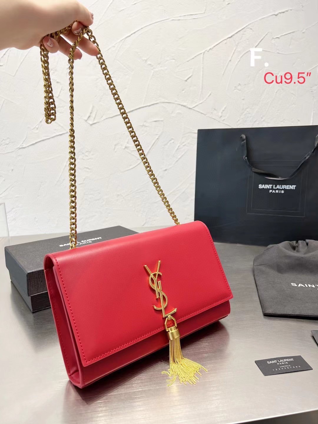 YSL Kate Tassel Shoulder Bag / YSL BAG พร้อมส่ง 6 สี กระเป๋าสะพายแบรนด์หรู รุ่นฮิตลอดกาล งานสวยดูดีมีระดับ ปั้มทุกจุด งานหนังเรียบสวยมากๆ