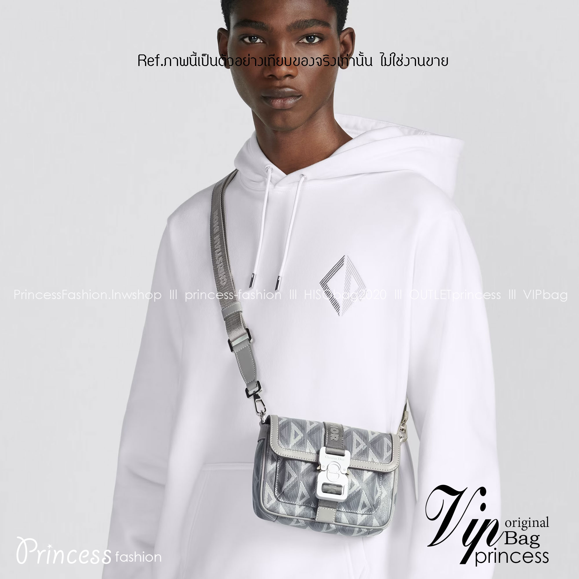 MINI DIOR HIT THE ROAD BAG / Dior Mini Messenger Bag / CD Diamond Messenger Bag ท็อปออริสลับแท้ เกรดดีสุด พร้อมส่ง กระเป๋าสะพาย รุ่นใหม่ล่าสุดคอล Summer 2023 ที่หนุ่มๆไม่ควรพลาด สวยหรูหราเป็นเอกลักษณ์แบรนด์