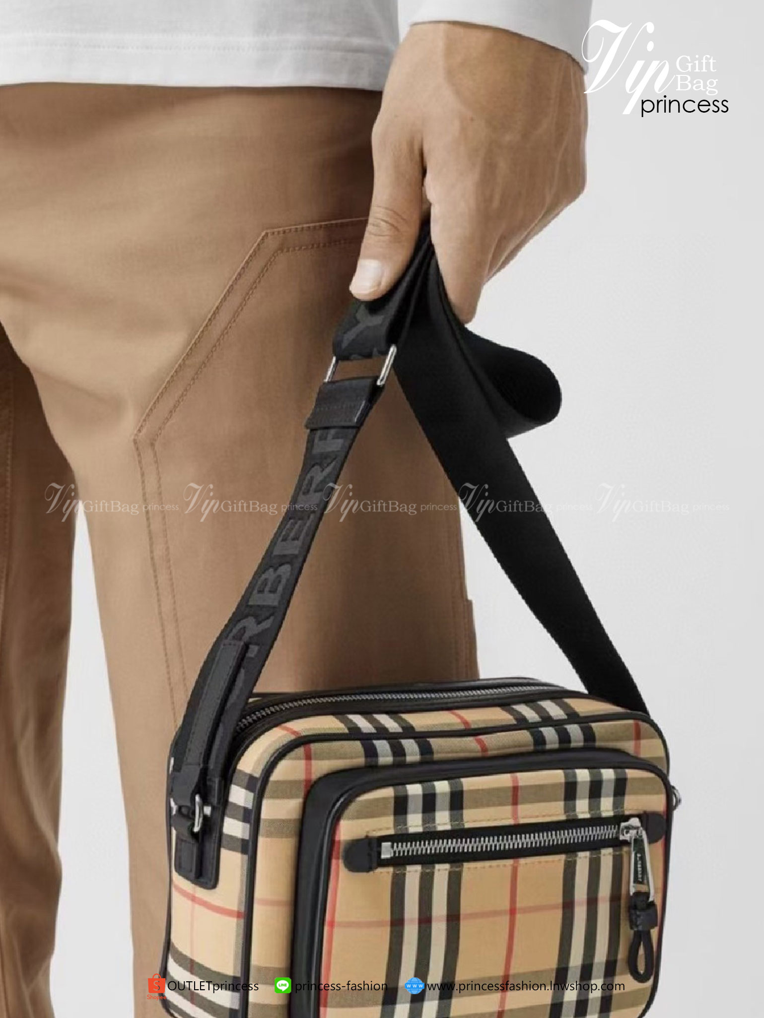 พรีเมี่ยมกิ๊ฟแท้ 100% BURBERRY CROSSBODY BAG VIP GIFT WITH PURCHASE (GWP)