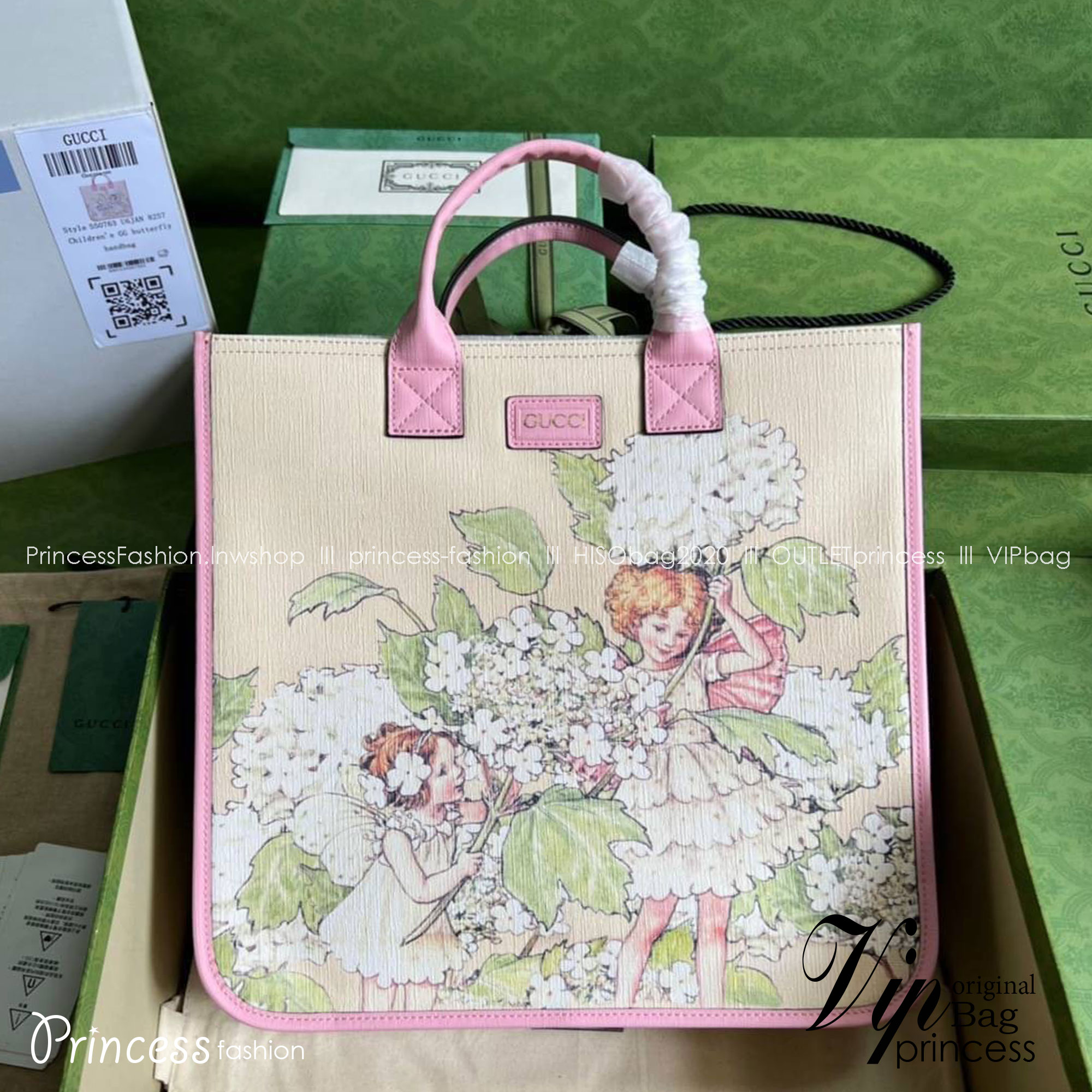 GUCCI Kids Tree Fairy Top-Handle Bag / GUCCI kid tote พร้อมส่ง เกรดท็อปออรินอล งานเหมือนสุด หนังแท้ สวยงามตามรูป TOP ORIGINAL 1:1 เกรดเทียบแท้ ใช้สลับแท้ได้ ใช้งานต่างประเทศได้