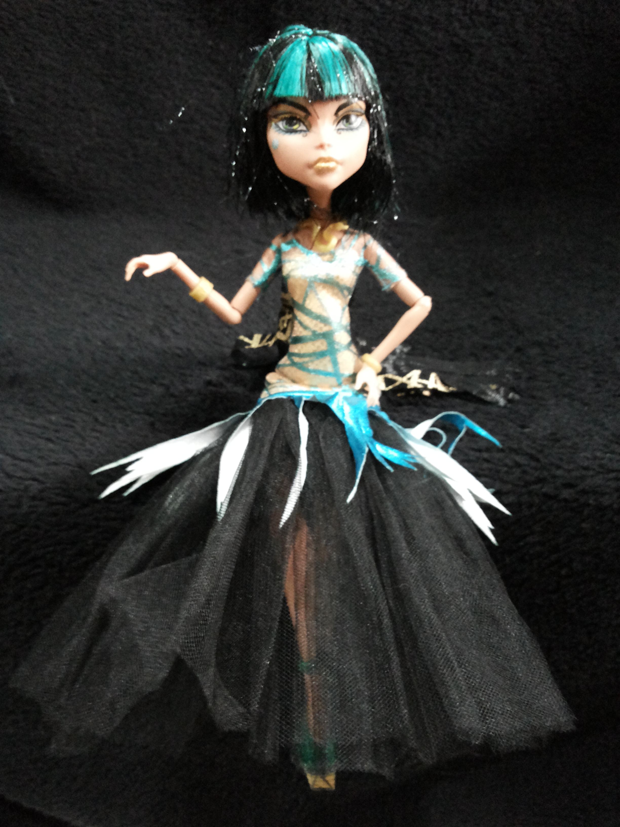 Monster High Ghouls Rule Cleo De Nile Doll มอนสเตอร์ไฮแท้มือสองสภาพดี