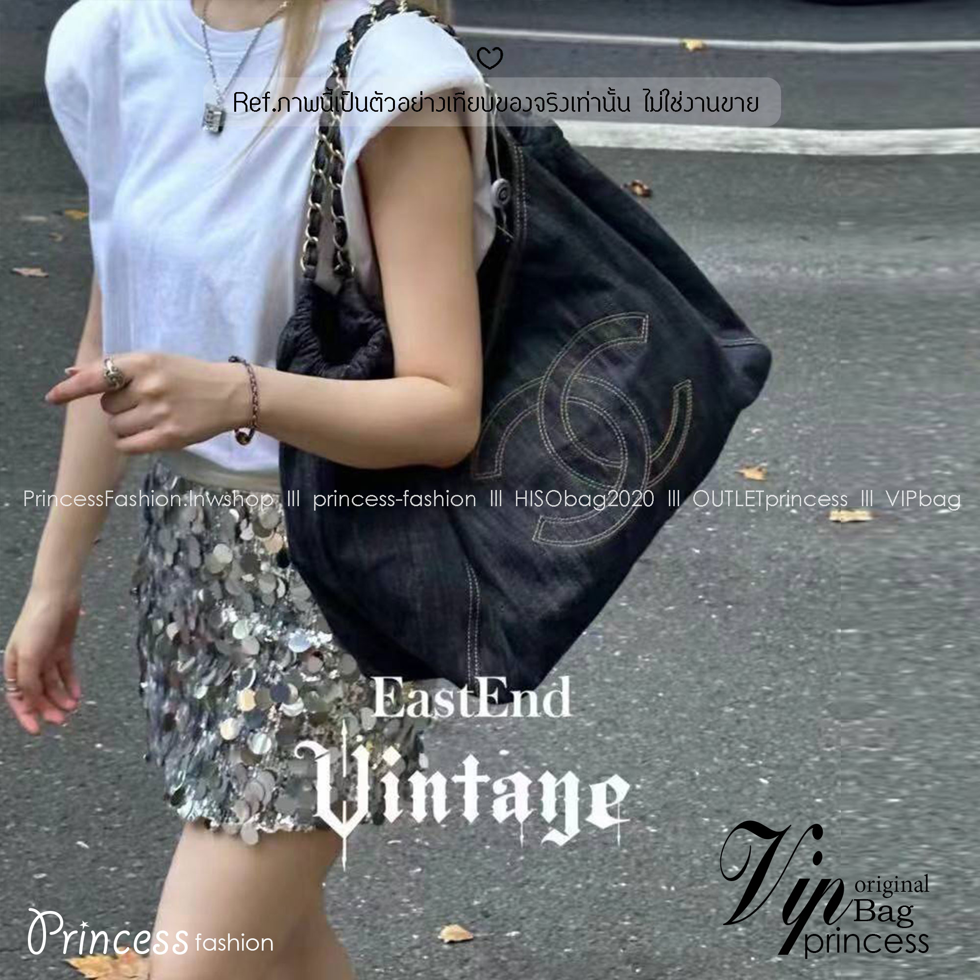 Chanel Blue Denim XL Coco Cabas Tote / CHANEL DENIM SHOULDER BAG กระเป๋าทรงช็อปปิ้งโท้ทใบใหญ่ เอาใจสาวๆสายแบกกันค่ะ กับรุ่นยีนส์ สุดวินเทจ 🧡 เกรดท็อปไฮเอน ใช้งานต่างประเทศได้