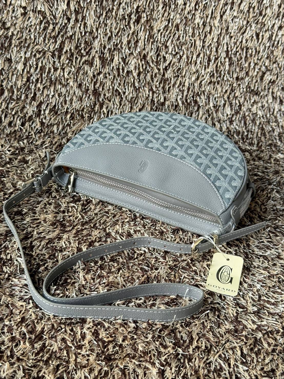 ORI หนังแท้ | GOYARD Hirondelle Bag กระเป๋าสะพายทรงครึ่งวงกลม ใข้งานได้หลายแบบทั้งในสไตล์ลําลอง