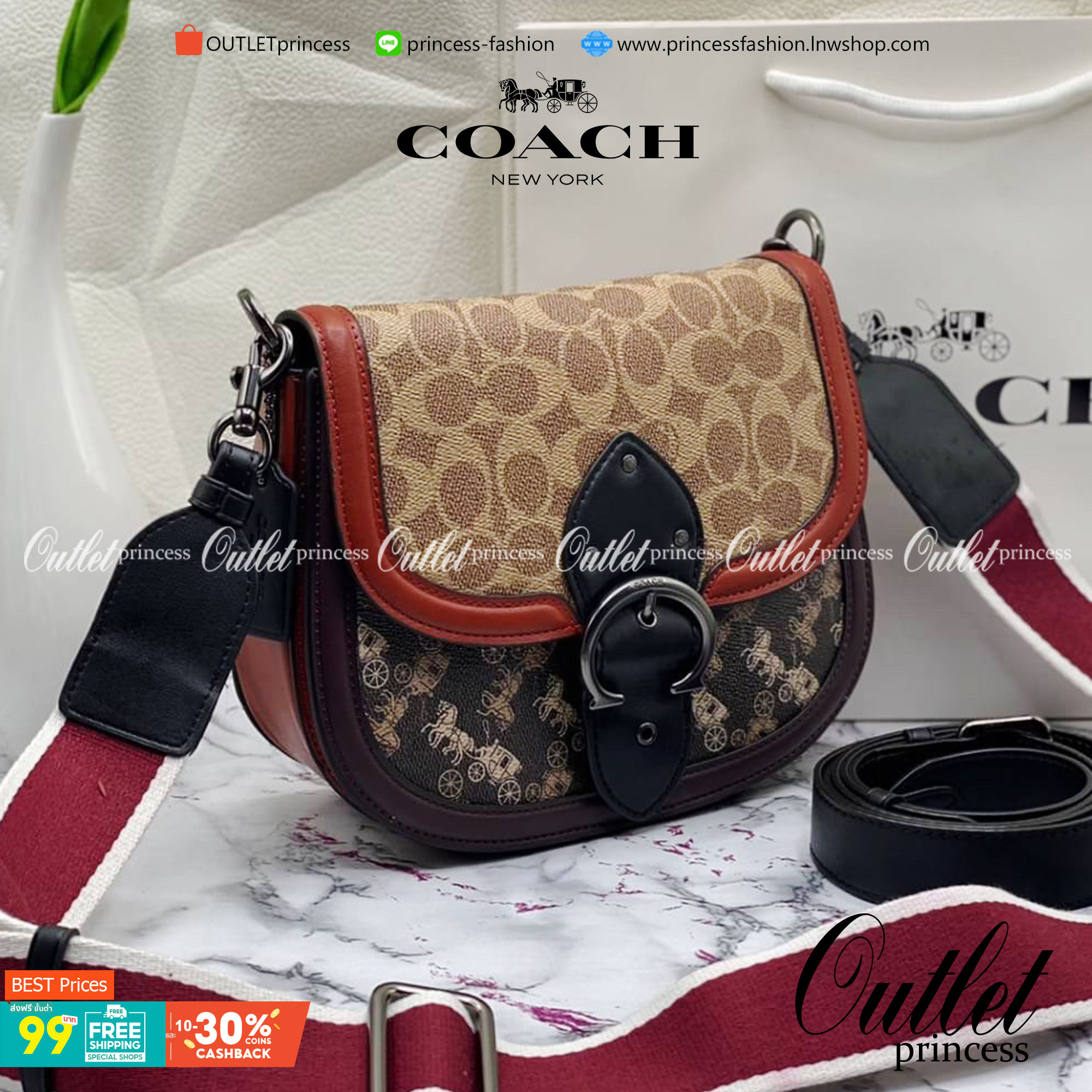 Coach Printed Coated Canvas And Glovetaanned เข้าเพิ่ม 4 แบบ มี 2สาย สายหนังและสายสปอร์ต สุดคุ้มเลยค่าา พร้อมส่งที่ไทยอีกครั้ง ฮอตฮิตไม่เลิกค่ะ ถามหากันเยอะมาก! กระเป๋าสะพายครอสบอดี้ร์ วัสดุหนังแท้ชั้นดีที่สุด! หนังสวย บวกกับอะไหล่แบรนด์ที่ดูเด่นคลาสสิคตร