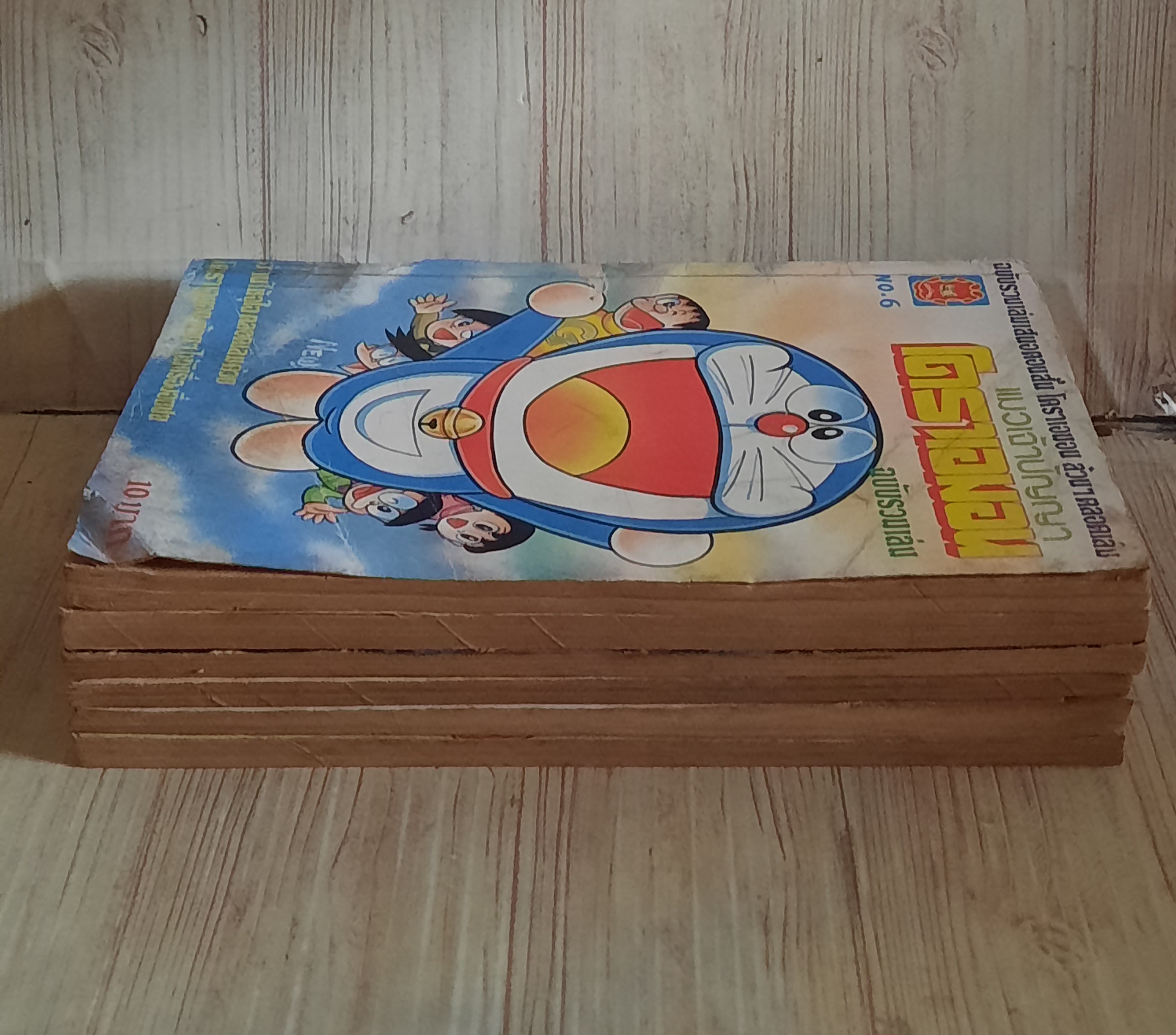 แมวเจ้าปํญญาโดราเอมอน ชุด เล่ม 6,10,12,13,17,19 (สภาพสะสม)