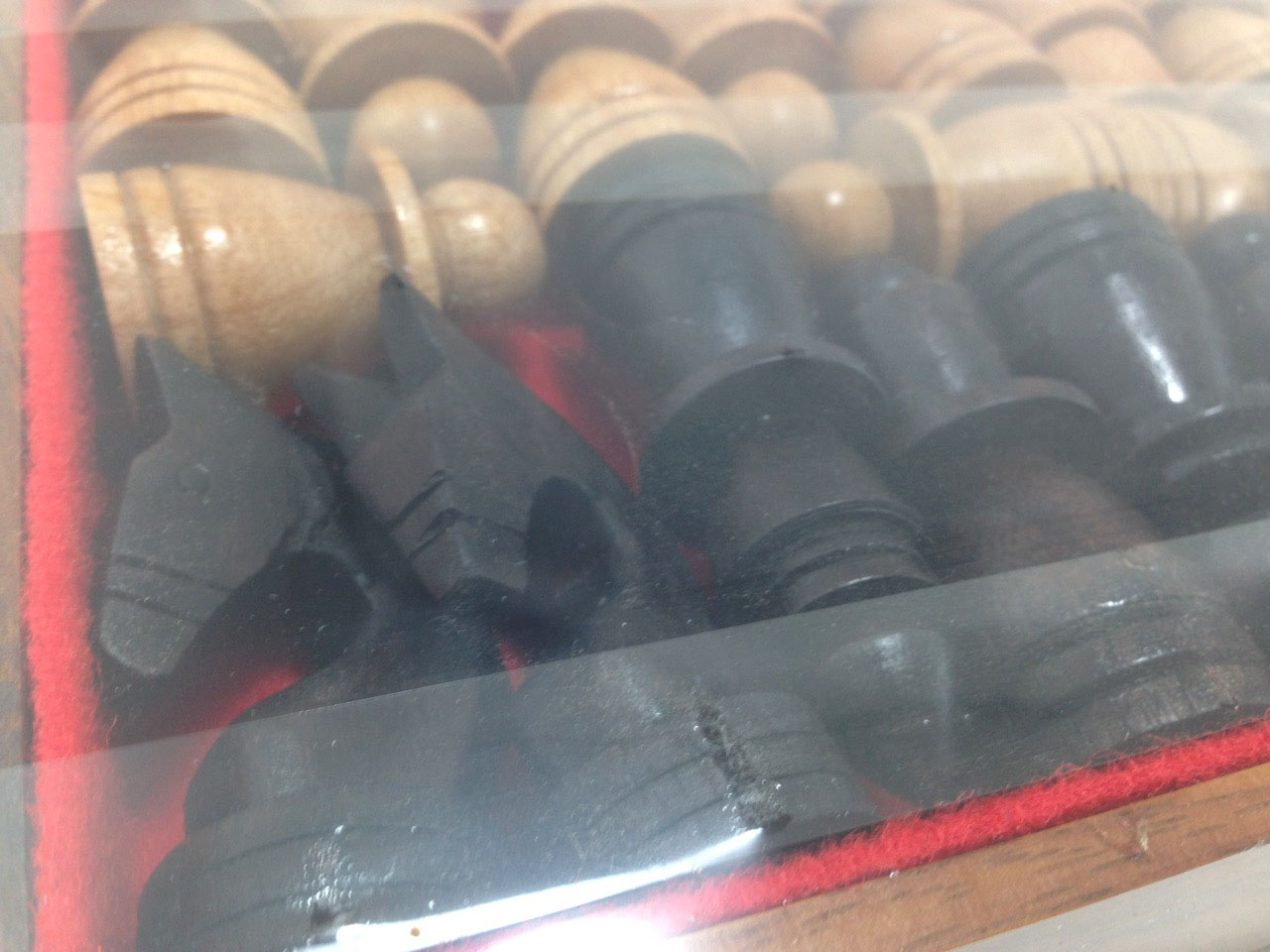 ตัวหมากรุกสากลไม้ก้ามปู(ฐาน3 ซม.)