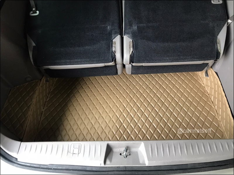 พรมปูพื้นรถยนต์ SPACE WAGON ลายDIAMOND ยางปูพื้นรถEVA 17ชิ้น เต็มคัน