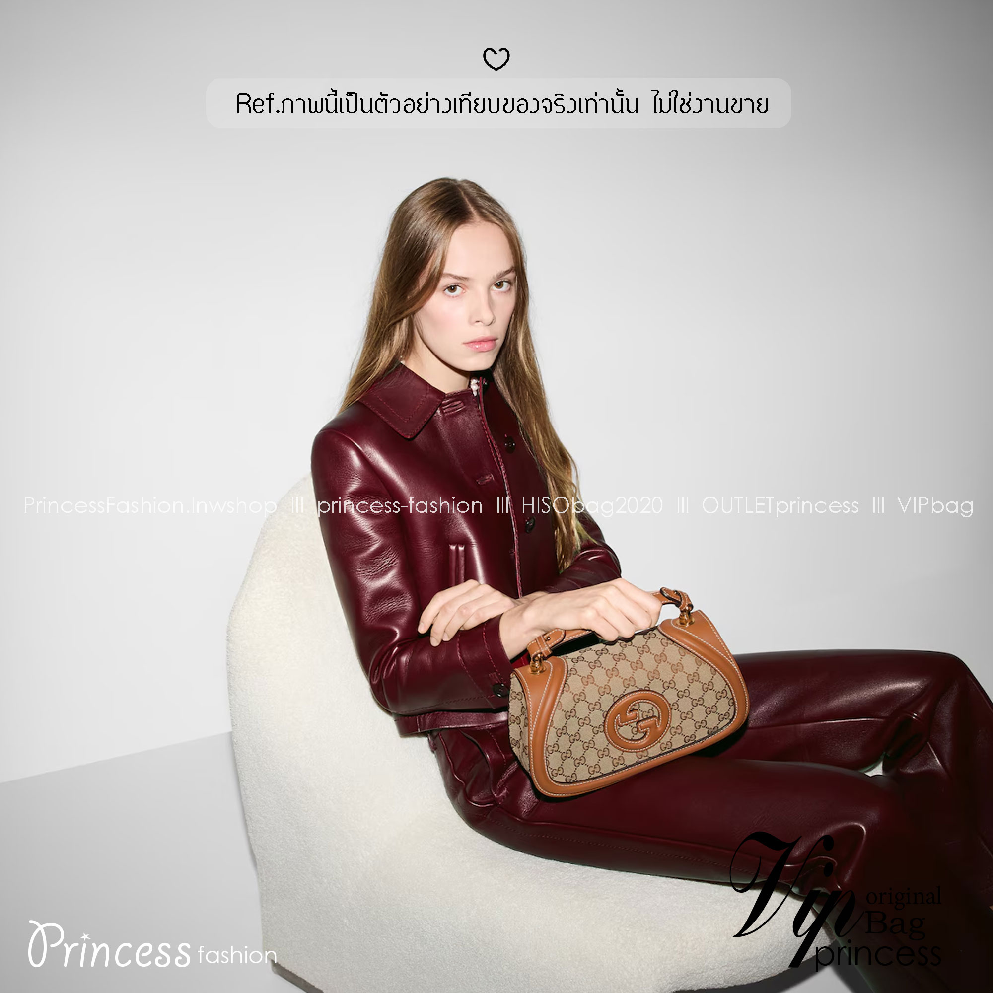 Gucci Blondie small top handle bag กระเป๋าสะพายรุ่นใหม่สุดไอคอนนิก งานหนังสวยมาก มีกลิ่นหอมอ่อนๆ เหมาะมากสำหรับของขวัญปีใหม่นี้ จะให้ตัวเองหรือให้เป็นของขวัญก็ดีงามมากๆ