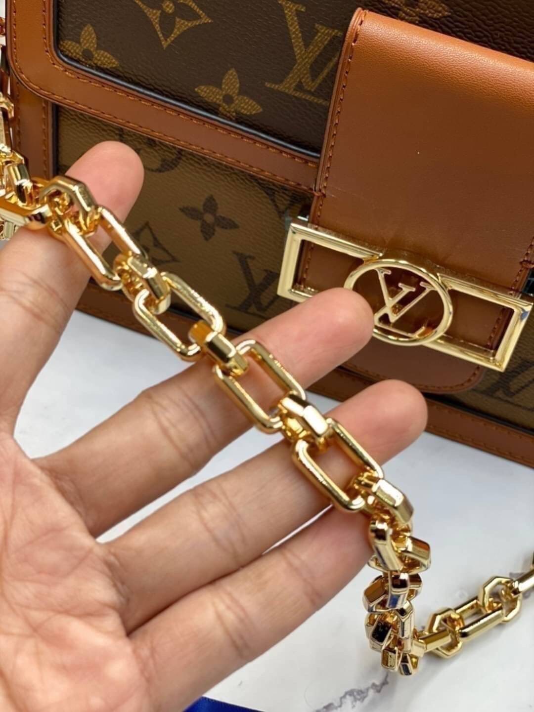 LOUIS VUITTON DAUPHINE MM 25cm เกรดออริจินอลสลับแท้ 1:1 ใช้งานต่างประเทศได้