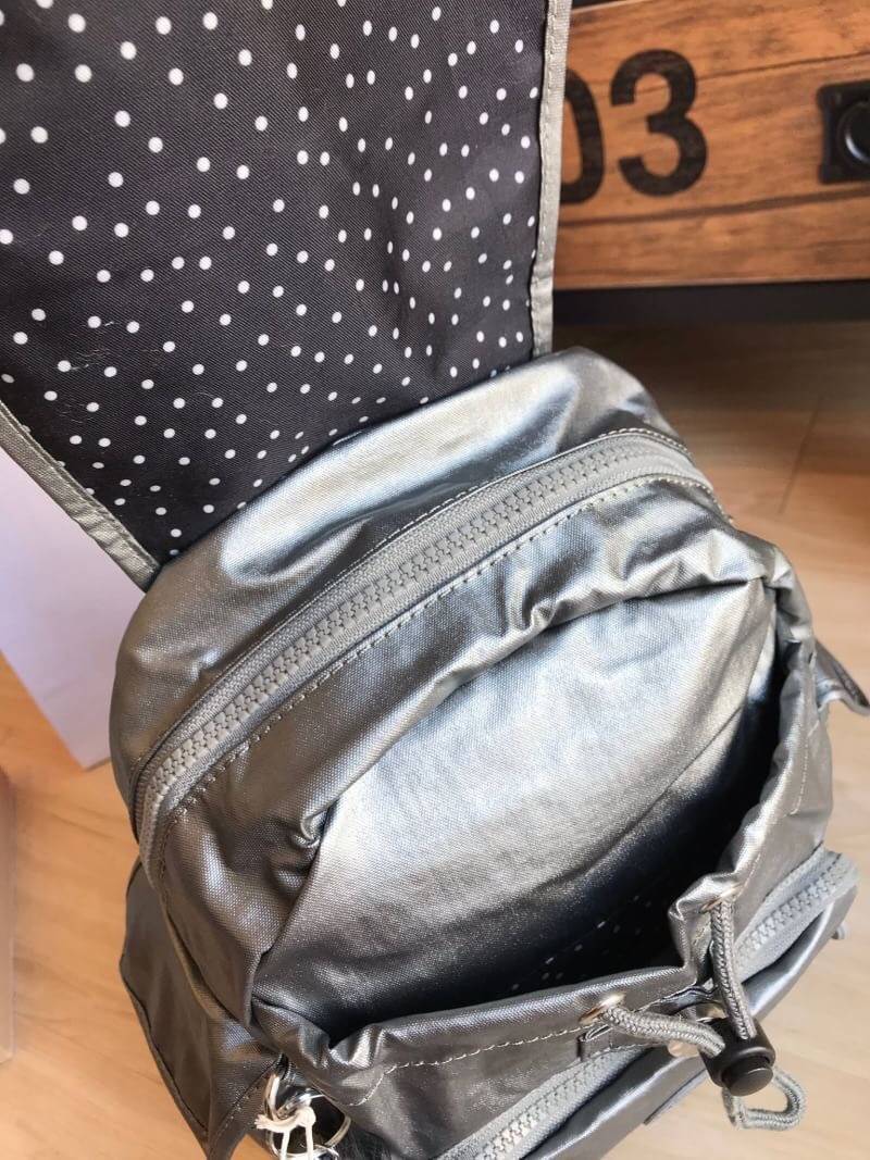 Kipling City Pack Mini Backpack จาก Mayday collection กระเป๋าเป้ วัสดุ 100% Polyamide ด้านหน้ามีช่องซิป ช่องเล็กใส่ของซ้าย ขวา ช่องหลักเปิดปิดด้วยตัวล็อค 2 ชั้น กระดุมแม่เหล็ก และซิป ภายในกว้าง ใส่ A4 ของใช้ เสื้อผ้าได้ แบ่งช่องเป็นสัดส่วน สายสะพานปรับได้