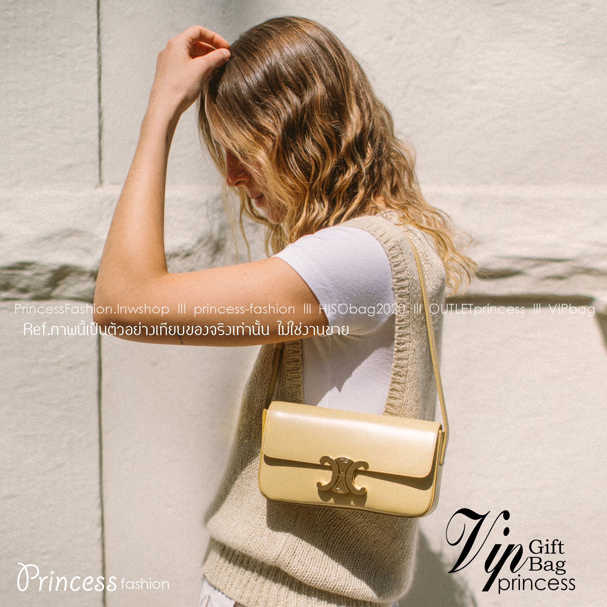 CELINE TRIOMPHE SHOULDER BAG งานหนังทั้งใบลายสวยหรู ด้านในเปิดด้วยด้วยที่บีบโลโก้อะไหล่ทอง จุของได้กำลังดี ใส่โทรศัพท์ กระเป๋าสตางค์ใบสั้น ของจุกจิกได้ เหมาะกับสาวๆในวันที่อยากสะพายชิลๆ ห้ามพลาดค่ะ!