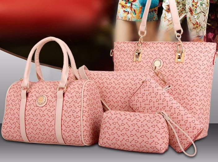 ชุด กระเป๋า เข้า set ชุดสุดคุ้ม ทั้ง set 6 ใบ ซื้อครั้งเดียวใช้เป็นปี กระเป๋าถือ กระเป๋าสตางค์ กระเป๋าใส่นามบัตร กระเป๋าสะพาย เข้าชุด สุดหรู แบบวัยรุ่น อินเทรนด์ 112990