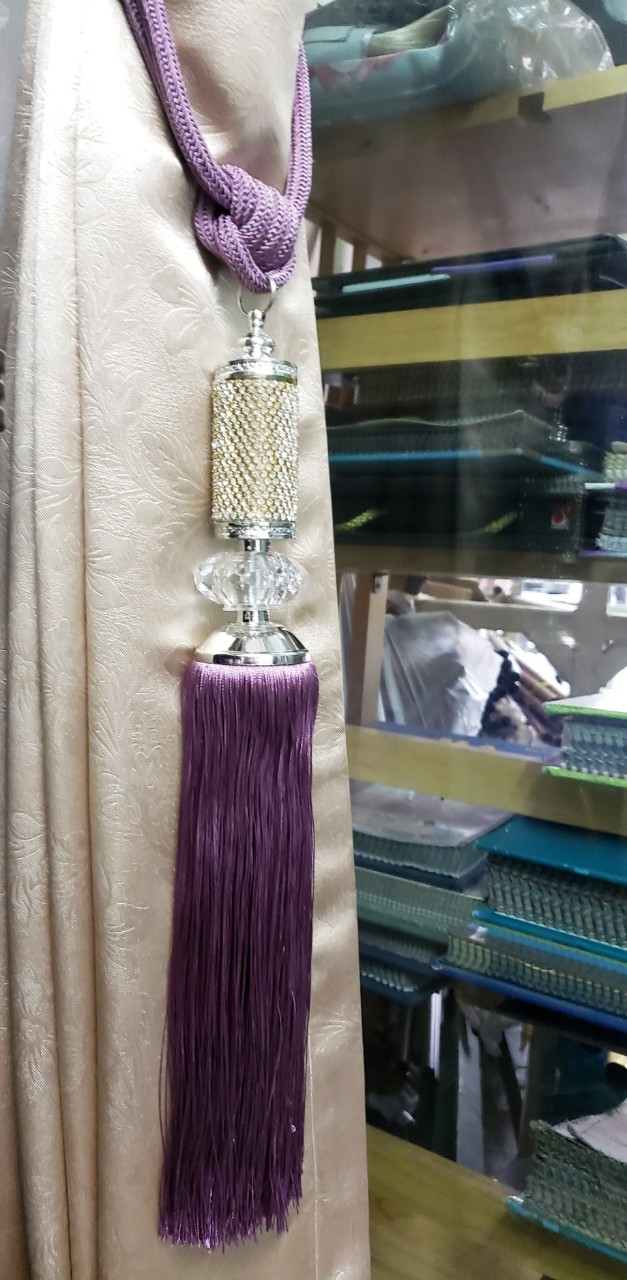 สายรวบม่าน รุ่น เฮอริเทจ(Heritage) สีม่วง(ราคาต่อ1ชิ้น)