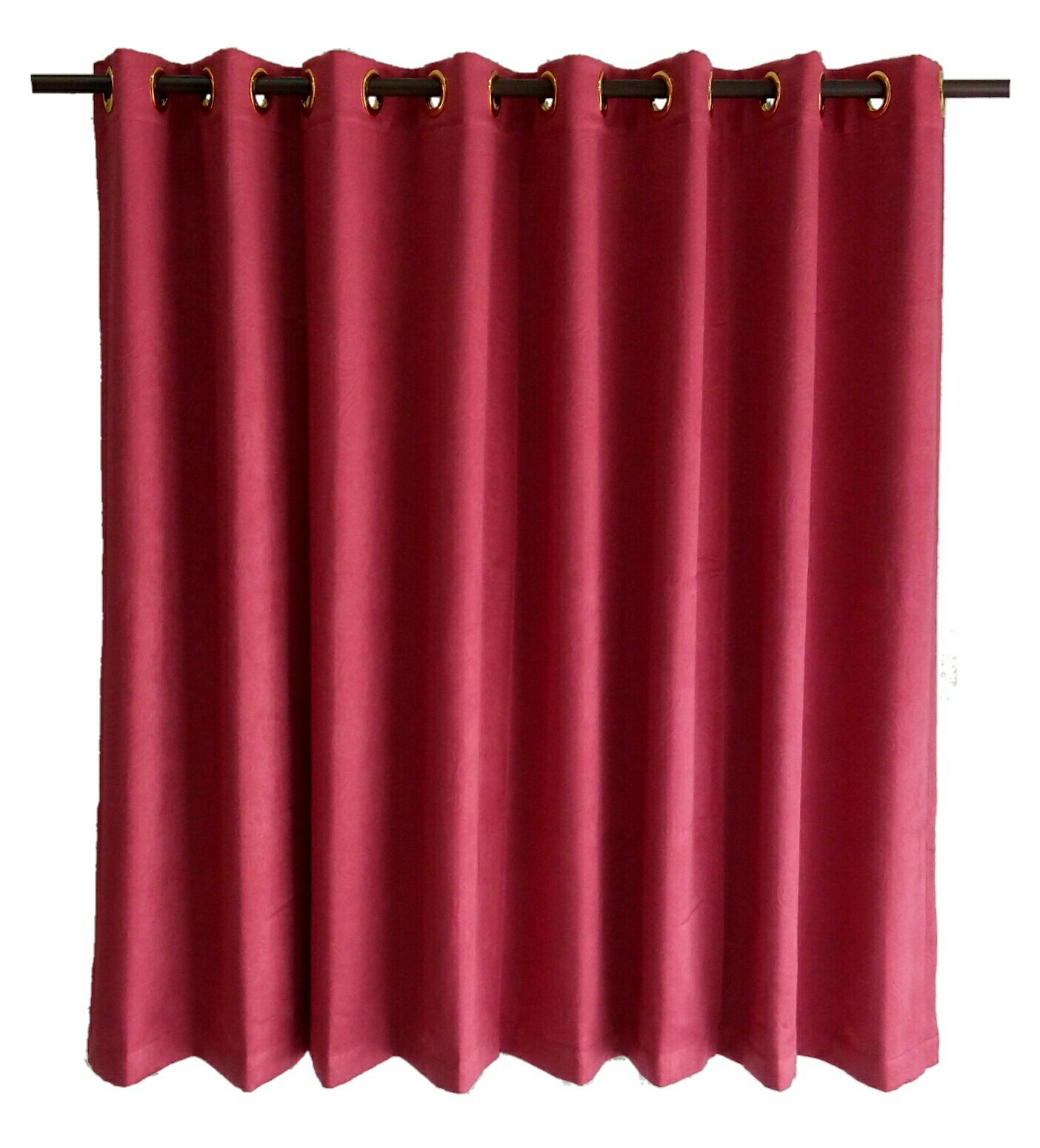 ผ้าม่านก.270*ส.180ซม./ผืน รุ่นRose สีแดง