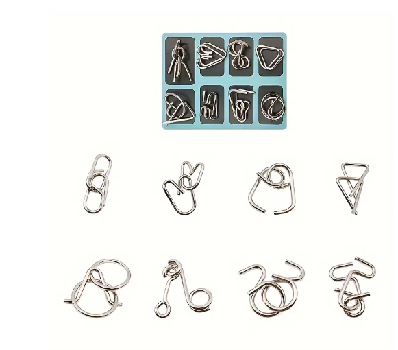 เกมปริศนาขดลวดโลหะฝึกสมอง ฝึกไอคิว