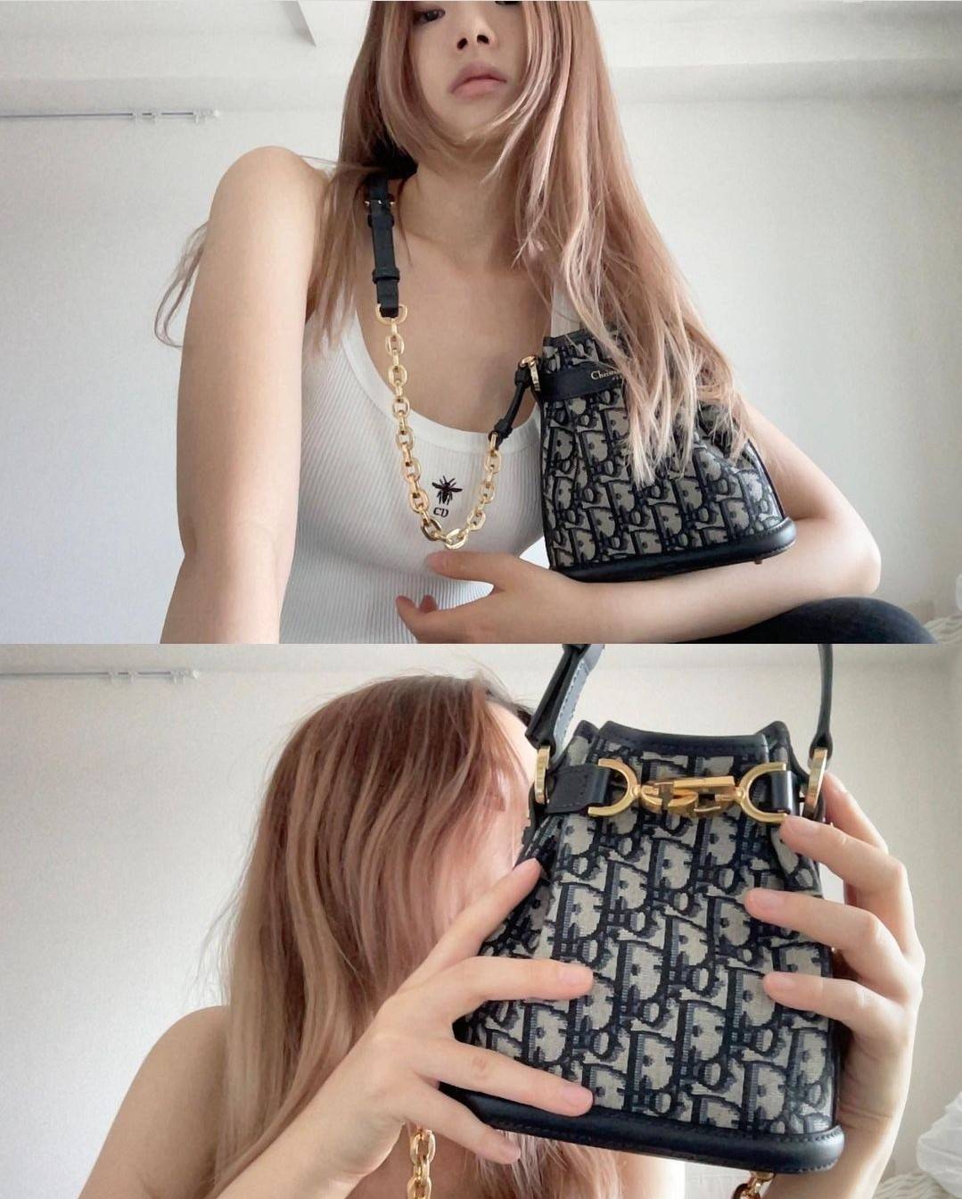 CD SMALL C'EST BAG 17cm / Dior bucket bag พร้อมส่ง กระเป๋าสะพายสุดคลาสสิค ดีไซน์หรู ไซส์เล็กกะทัดรัด ใช้งานง่าย สะพายได้ทุกโอกาส