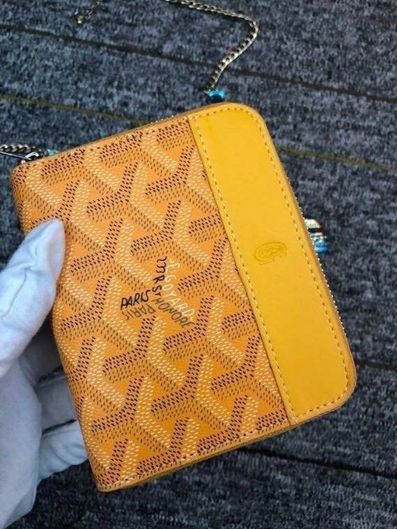 ORI หนังแท้ | GOYARD Compact Zip Matignon Pm Wallet