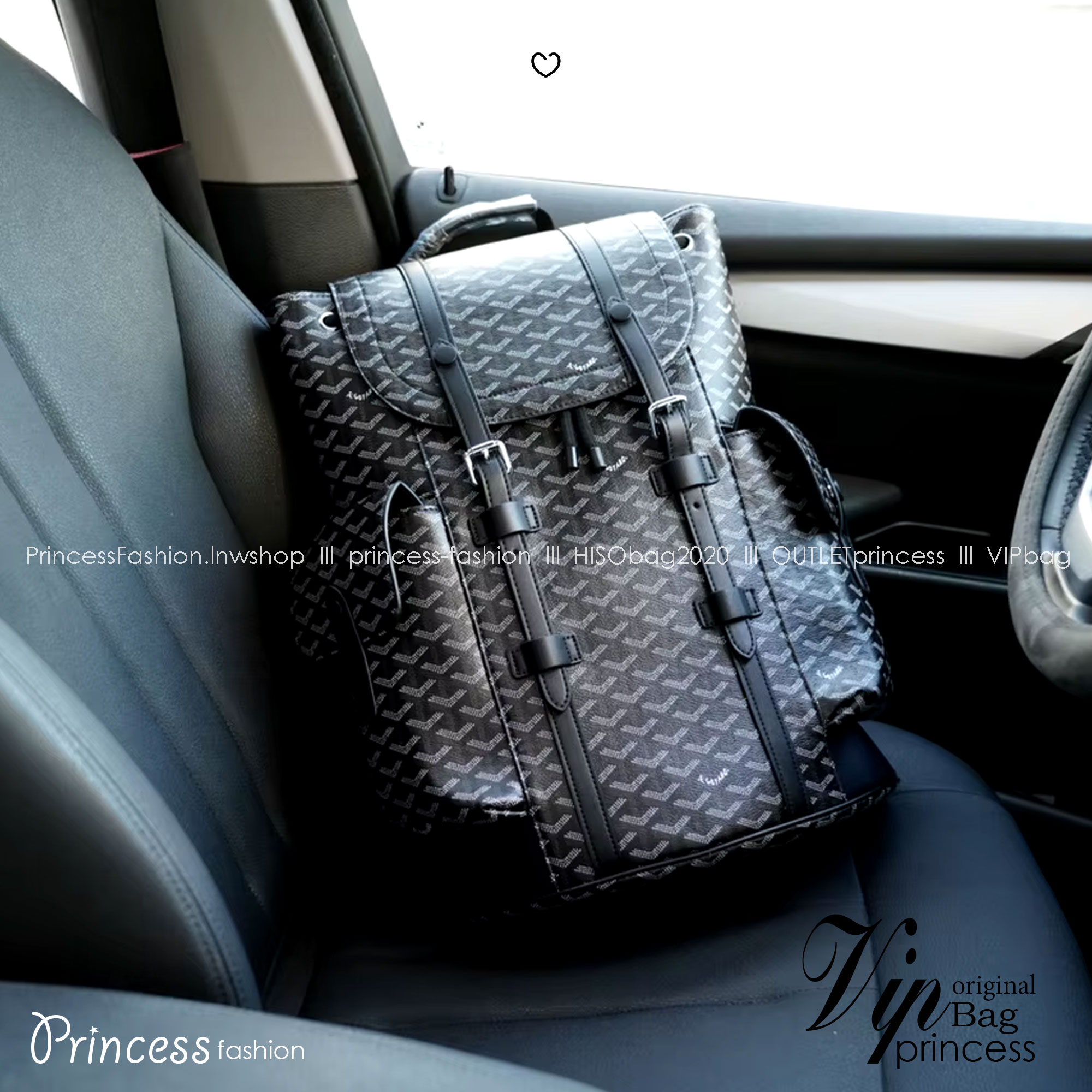 Goyard Backpack Bag Large Size กระเป๋าเป้ใบใหญ่ ดีไซน์สวยคลาสสิกเป็นเอกลักษณ์ ใช้ได้ทั้งหนุ่มๆและสาวๆ ตกแต่งลวดลายโลโก้แบรนด์เรียบหรู ภายในจุของได้เยอะมาก ใหญ่จริง!! ใบนี้คุ้มค่าราคามากๆ ทั้งดีไซน์และฟังก์ชั่นการใช้งาน ตอบโจทย์แน่นอน จะใส่เสื้อผ้าสำหรับ s