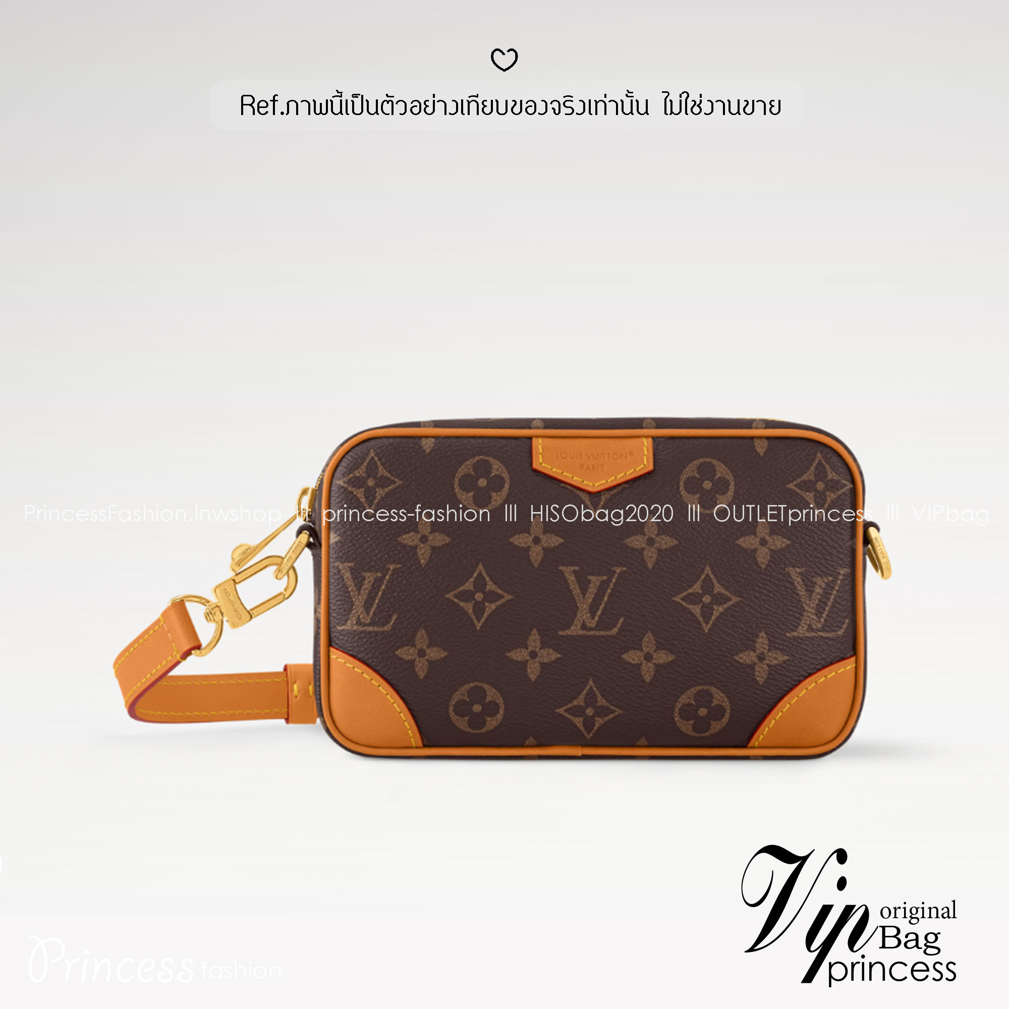 ORI หนังแท้ | LV Trocadéro Wearable Wallet Monogram Canvas 20cm กระเป๋าสะพายทรงแมสเซ็นเจอร์ดีไซน์ใช้เป็นกระเป๋าสตางค์ได้ ขนาดกำลังสวยกะทัดรัด คลาสสิคหรูหราคล่องตัว