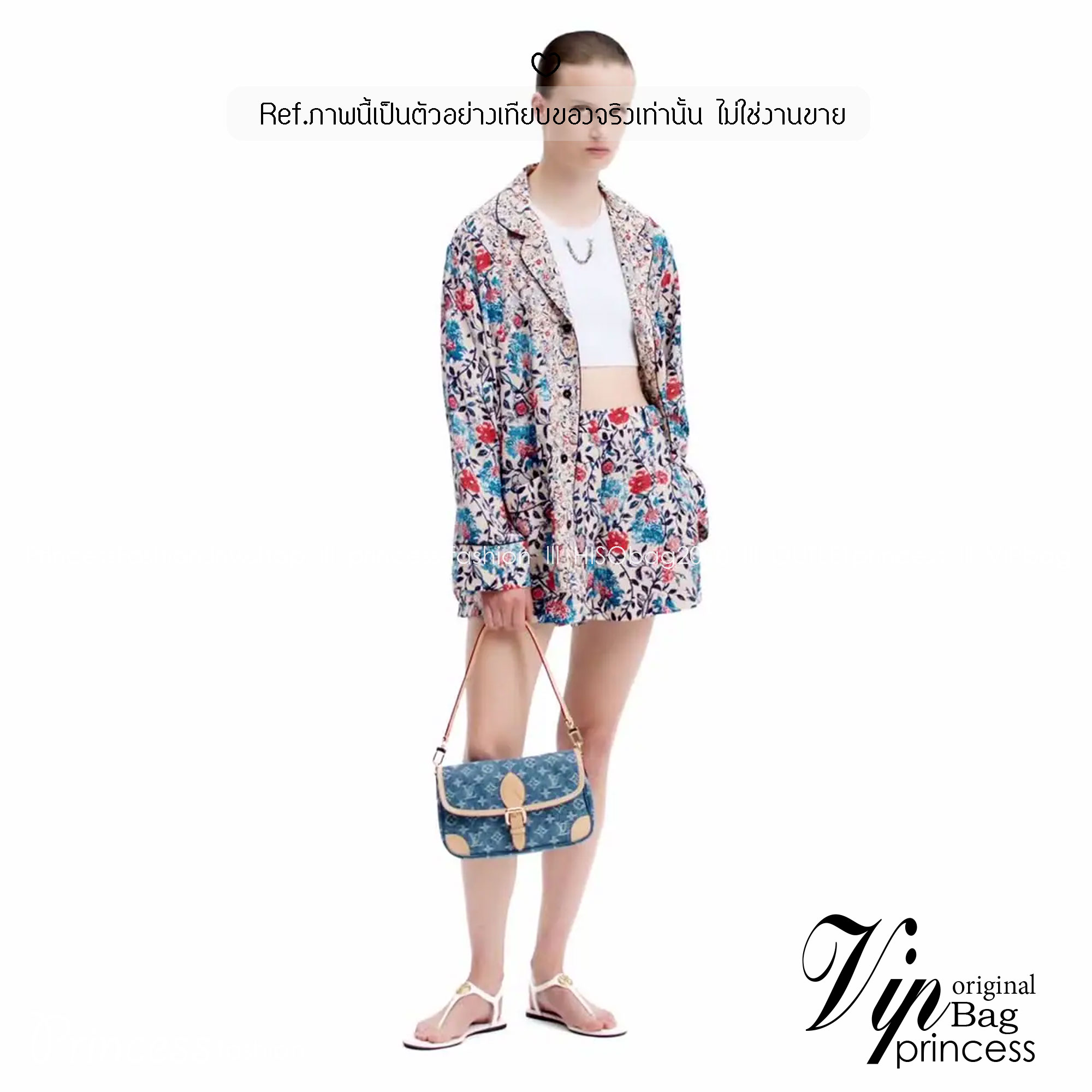 LV Diane Monogram Denim Bag กระเป๋าสะพายมัลติฟังก์ชั่น โมโนแกรมเดนิมสุดไอคอนิก ดีไซน์ใหม่ ออกมาได้น่ารักน่าใช้มากๆ สียีนส์สวยมีเสน่ห์