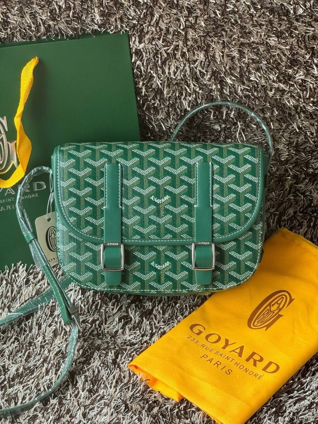 พร้อมส่ง 4 สี GOYARD Belvedere Messenger กระเป๋าสะพายแบรนด์หรูสัญชาติฝรั่งเศส 🧡 เกรดออริจินอล 1:1 สลับแท้ ใช้งานต่างประเทศได้