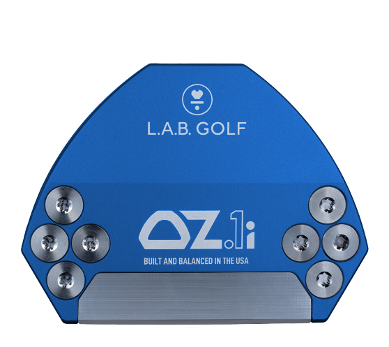 NEW LAB GOLF BLUE OZ.1i 34" PUTTER LIE ANGLE: 69° - SHAFT: MATTE BLACK PREMIUM STEEL BLACK - GRIP : PRESS PISTOL 2 DEGREE BLACK RIGHT